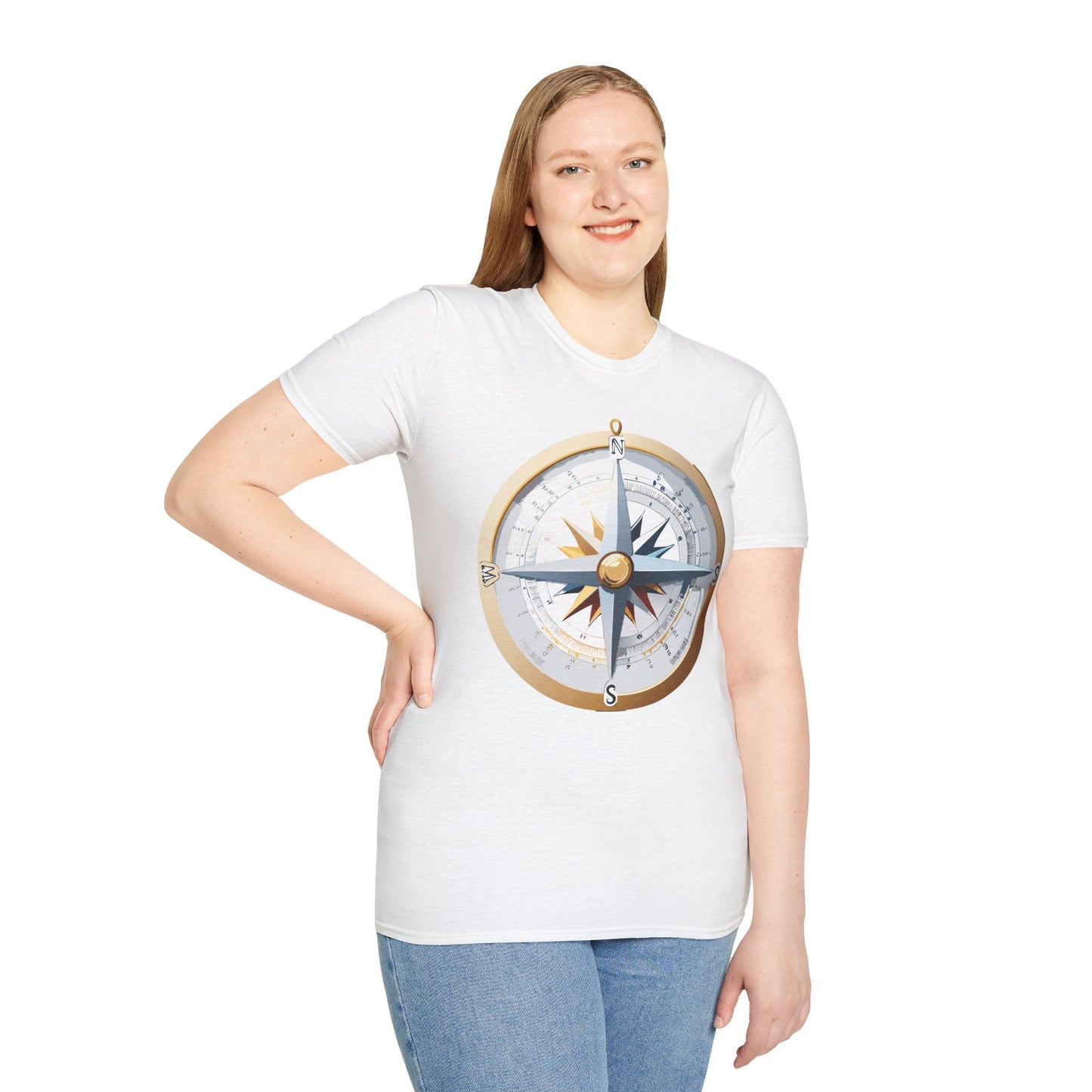 Compass Navigator Graphic Tee Unisex 100 Cotton 12