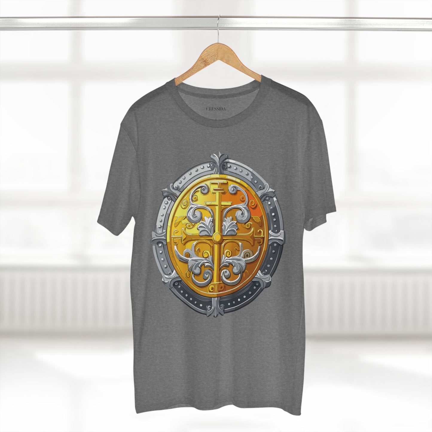 Antique Gold Coin Graphic Design T-Shirt Unisex 100 Cotton With Golden Print Artwork Tee 19