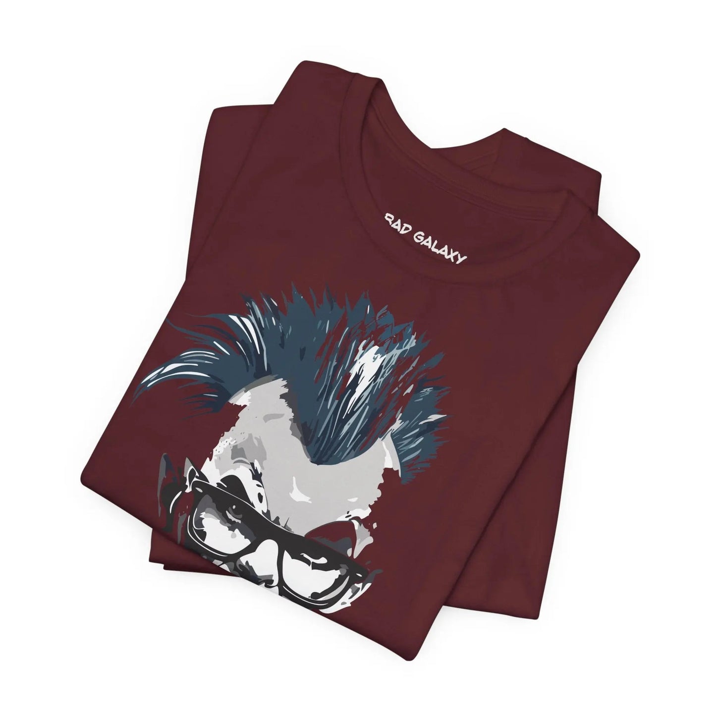 Punk Rock Tee Shirt From Bad Galaxy 100 Percent Cotton Eco Friendly Inks Made To Order USA Designed