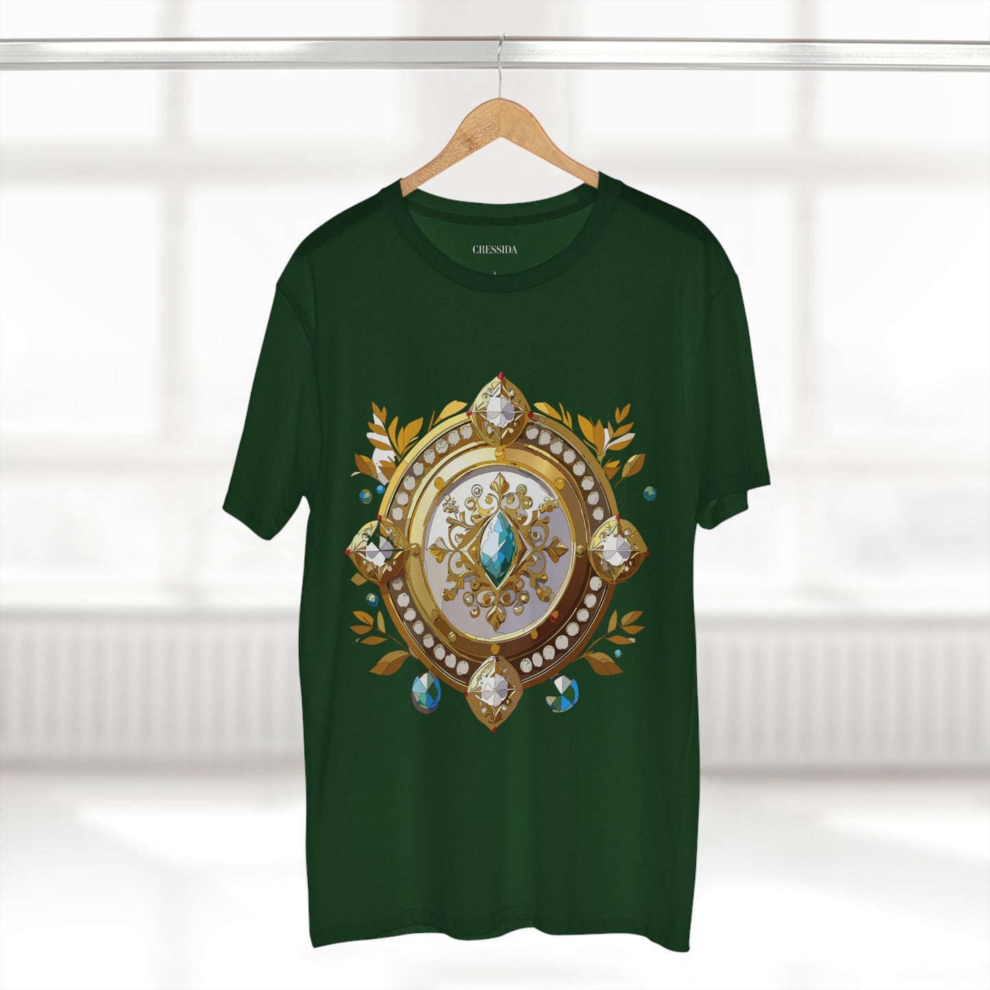 Medallion Graphic T-Shirt Unisex 100 Cotton With Gold Art Design Medal Tee 12