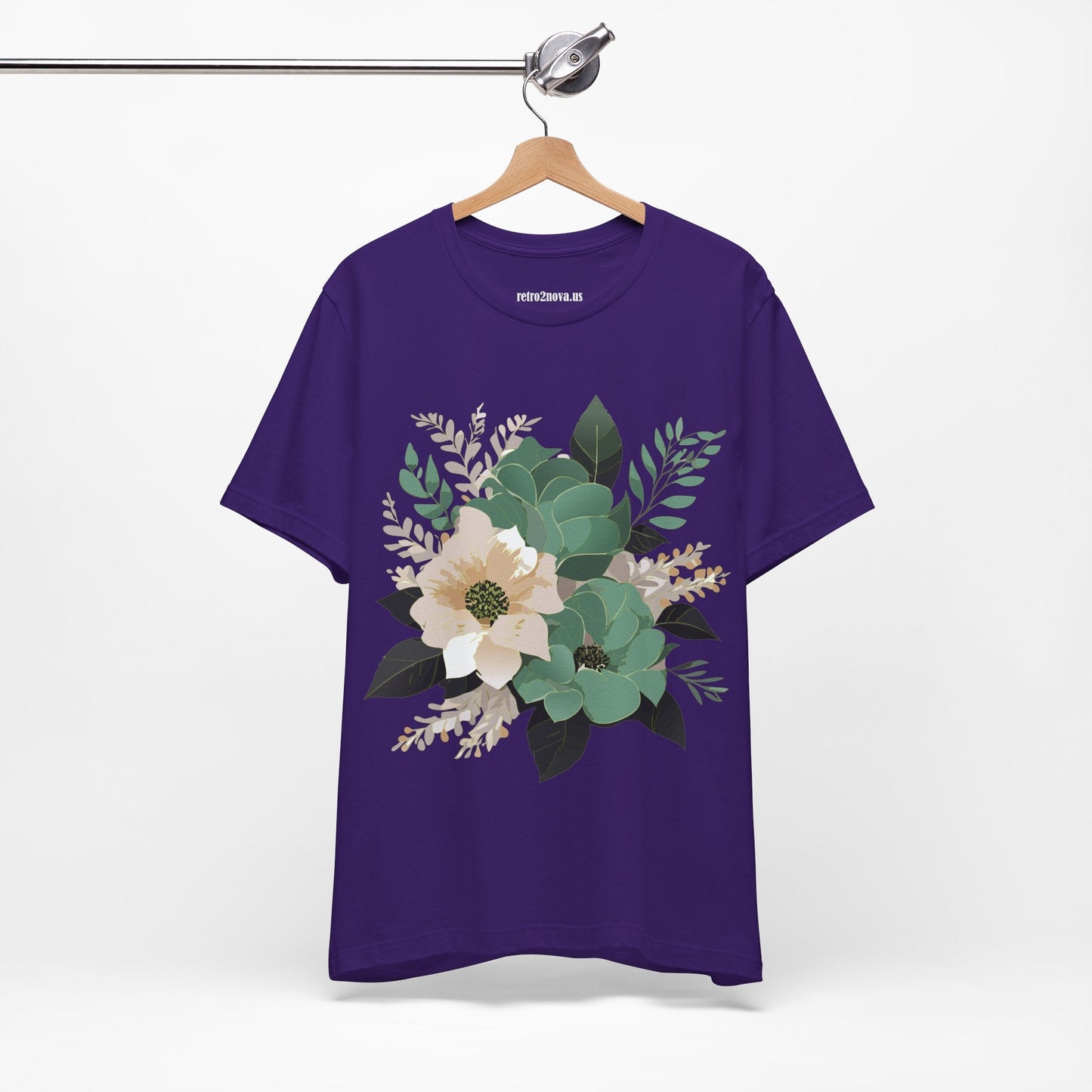 Flowers Shirt Floral Shirt Unisex Jersey Short Sleeve Tee From Flowers Collection Retro2Nova