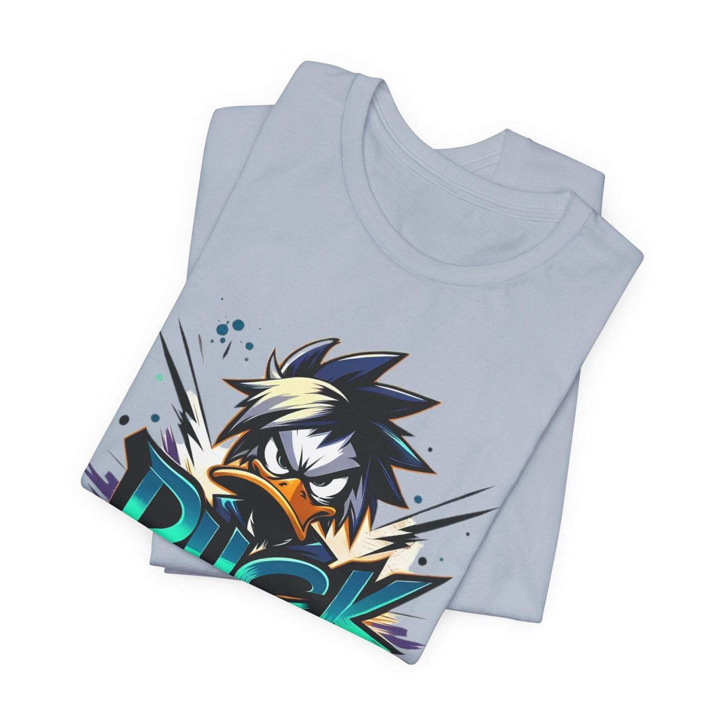 Duck Graphic Tee, Duck Shirt, Funny Bird Tee Shirt, Funny Animal T-Shirt, Cartoon Top, Animal Tees, Art Design T-Shirt