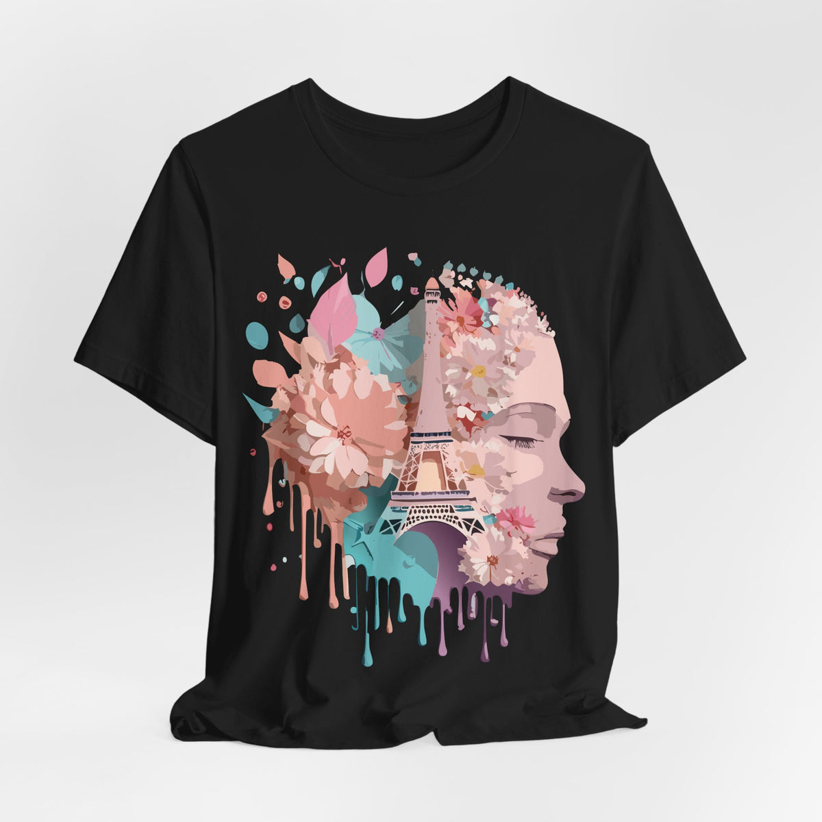 Unisex Cotton Bella+Canvas Tee with Paris