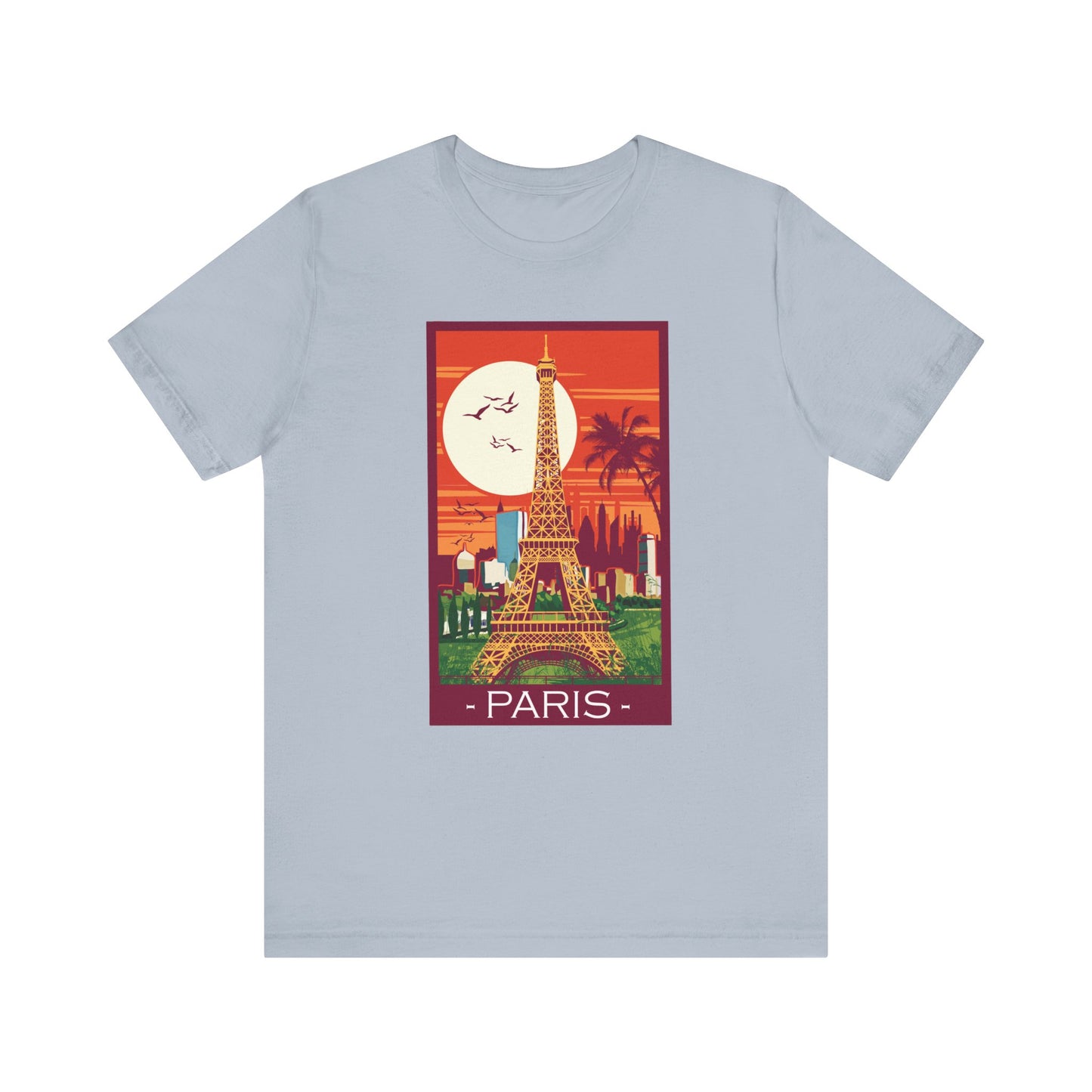 Retro Poster Paris Graphic Design Tee, Paris Shirt, Vintage Tees, Art Design T-Shirt, Graphic Tee, Retro Art Shirts
