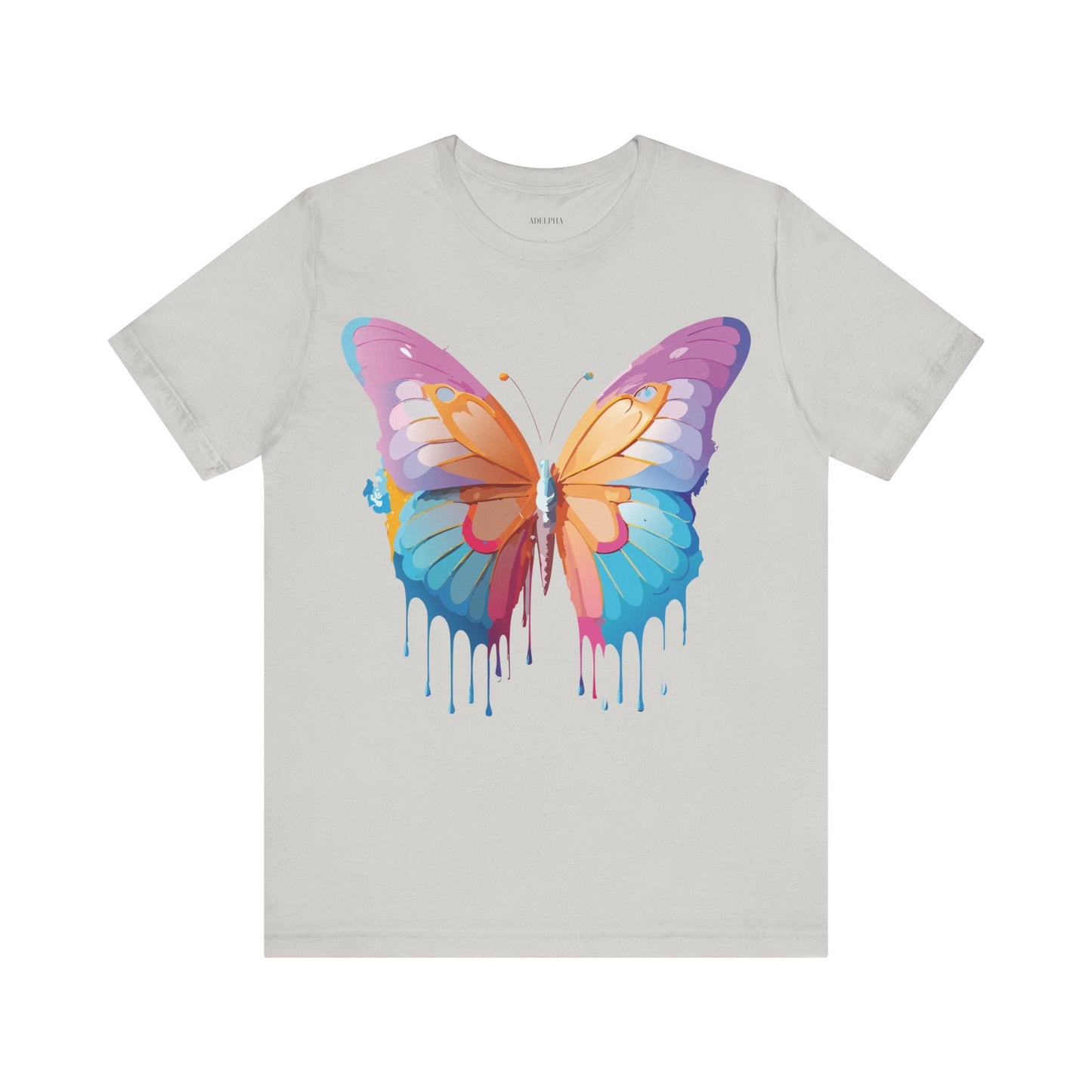 Butterfly Graphic Unisex 100 Cotton Lightweight Vintage Design Jersey Tee 91