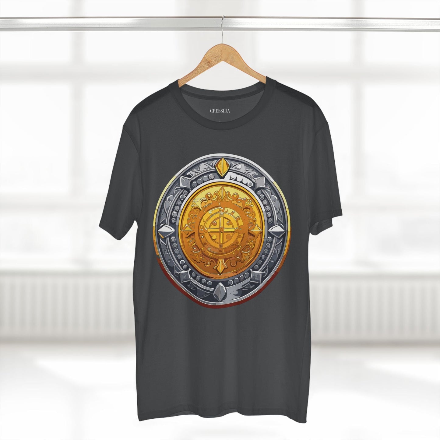 Antique Gold Coin Graphic Design T-Shirt Unisex 100 Cotton With Golden Print Artwork Tee 4