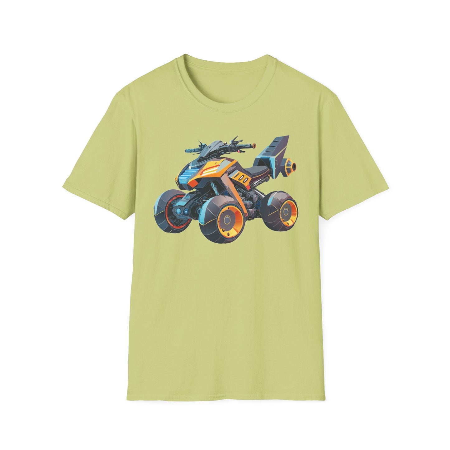 Unisex Bike T Shirt Moto Shirt With Motorcycle Design MTB Tee For Riders One Hundred Percent Cotton