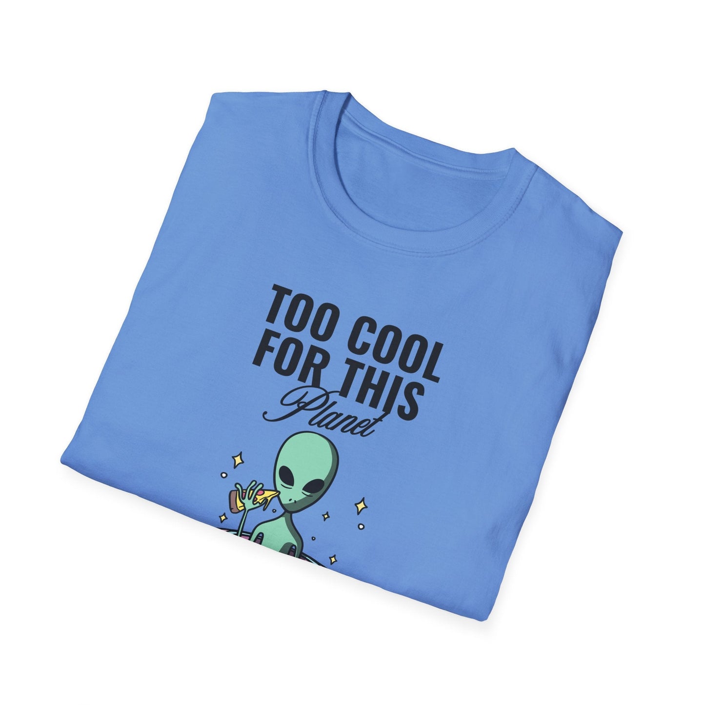 Alien UFO TShirt  Too Cool For This Planet Graphic Tee