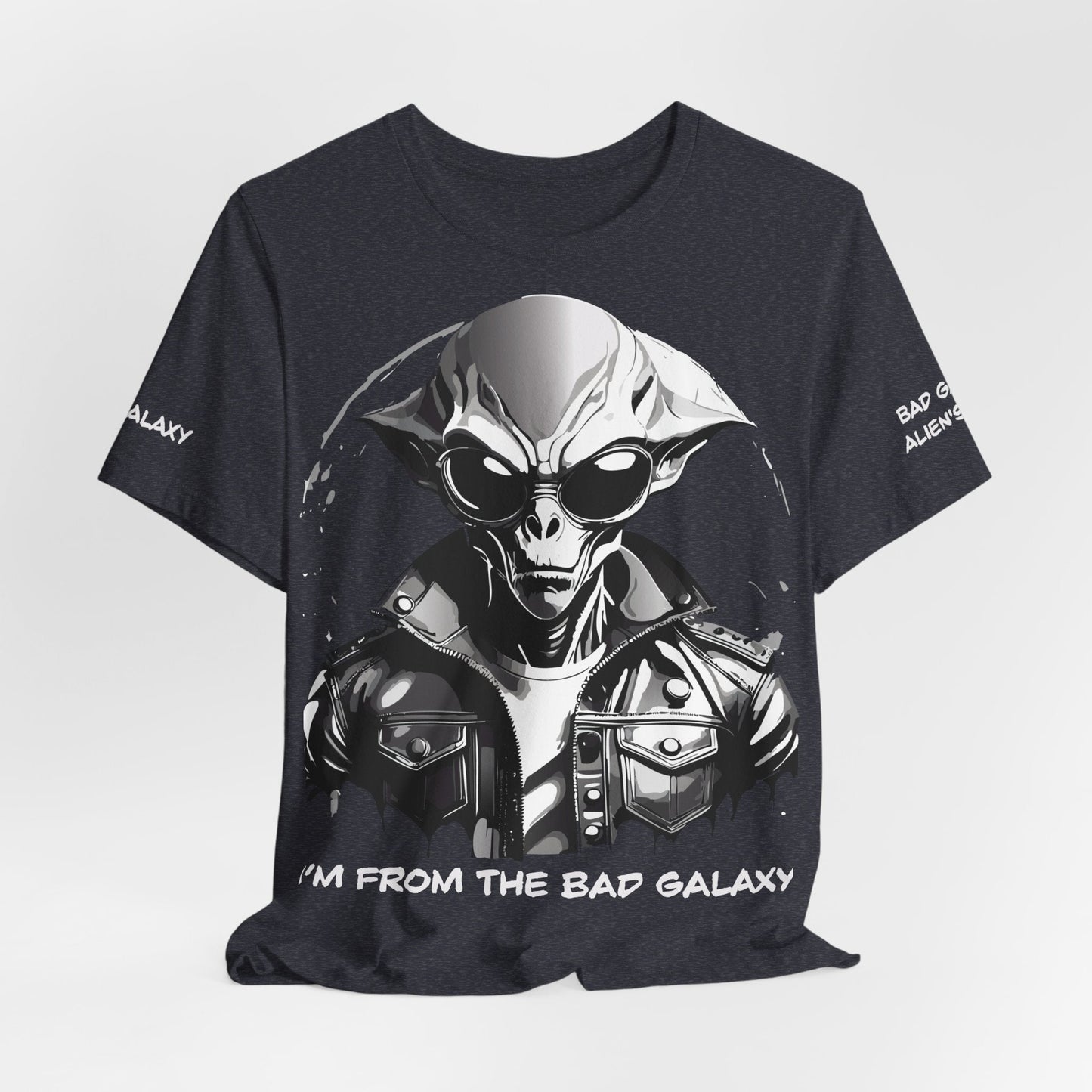 Alien Tee Shirt From Bad Galaxy Made To Order 100 Percent Cotton Lightweight Free Shipping