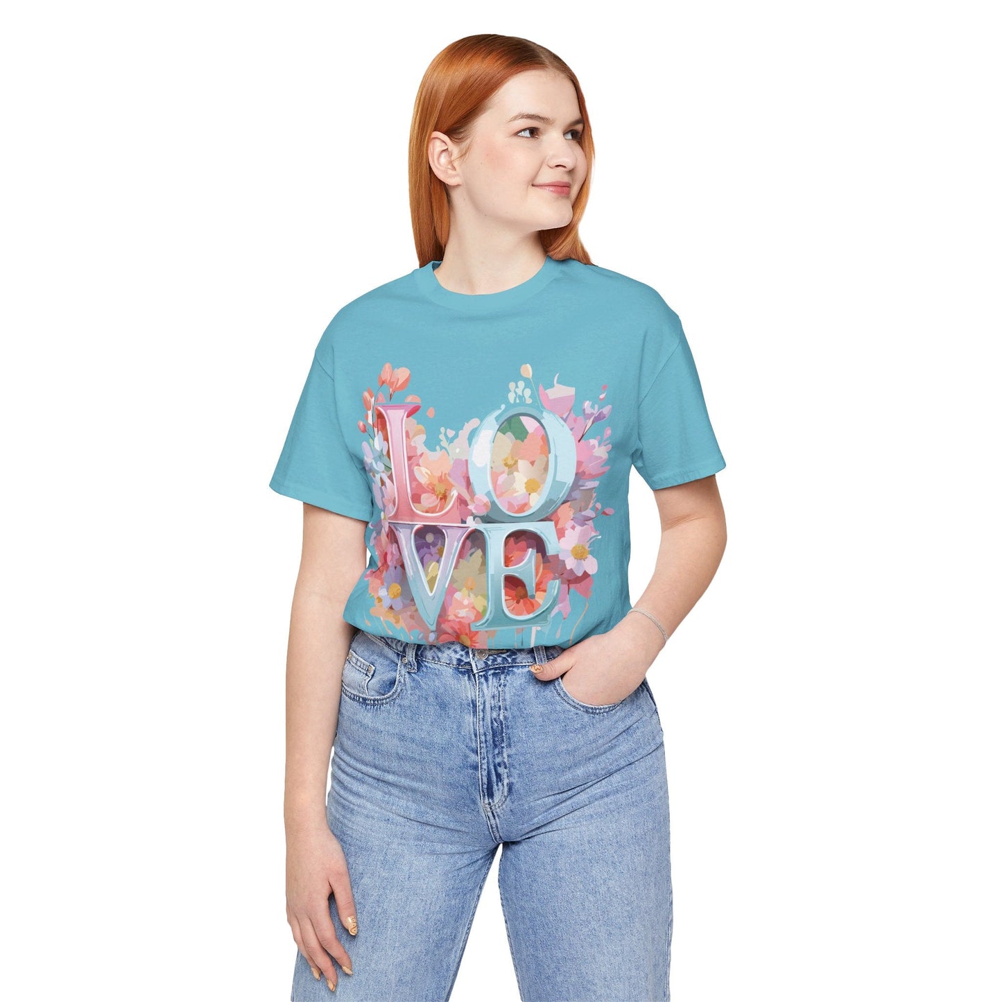 Valentine Graphic Tee Unisex Jersey Short Sleeve Art Design By Adelpha Premium Vintage