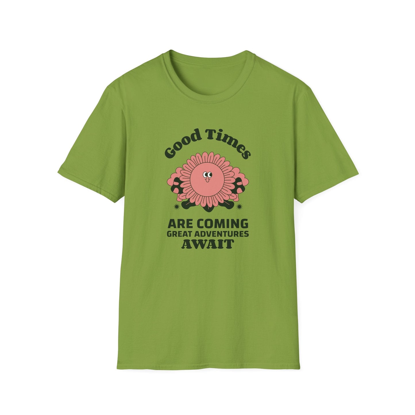 Positive Slogan T Shirts With Positive Words And Good Quotes Unisex Softstyle Cotton Tee Gildan 64000 Ring Spun