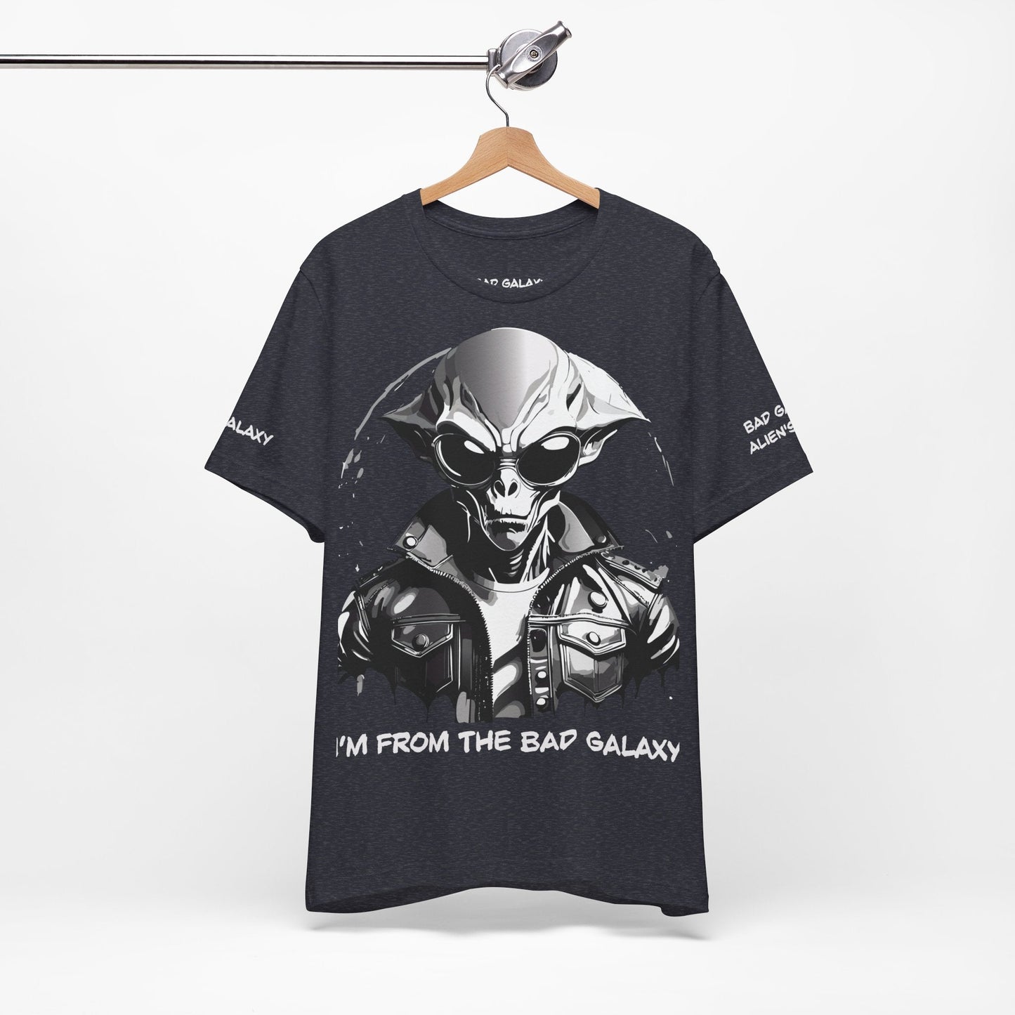 Alien Tee Shirt From Bad Galaxy Made To Order 100 Percent Cotton Lightweight Free Shipping