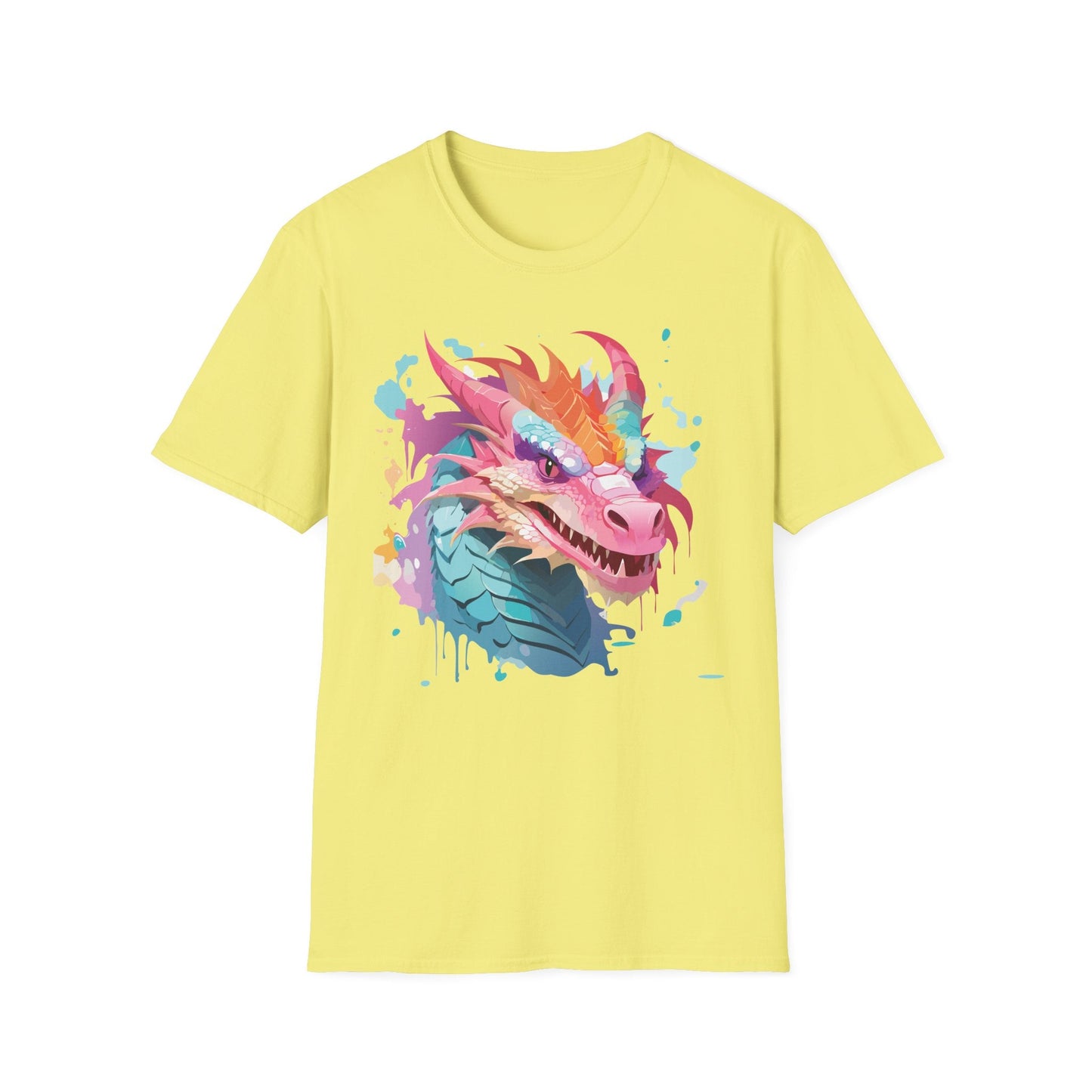 Dragon T Shirt Unisex Dragon Graphic Tee Softstyle 64000 Lightweight Comfort Durable Breathable