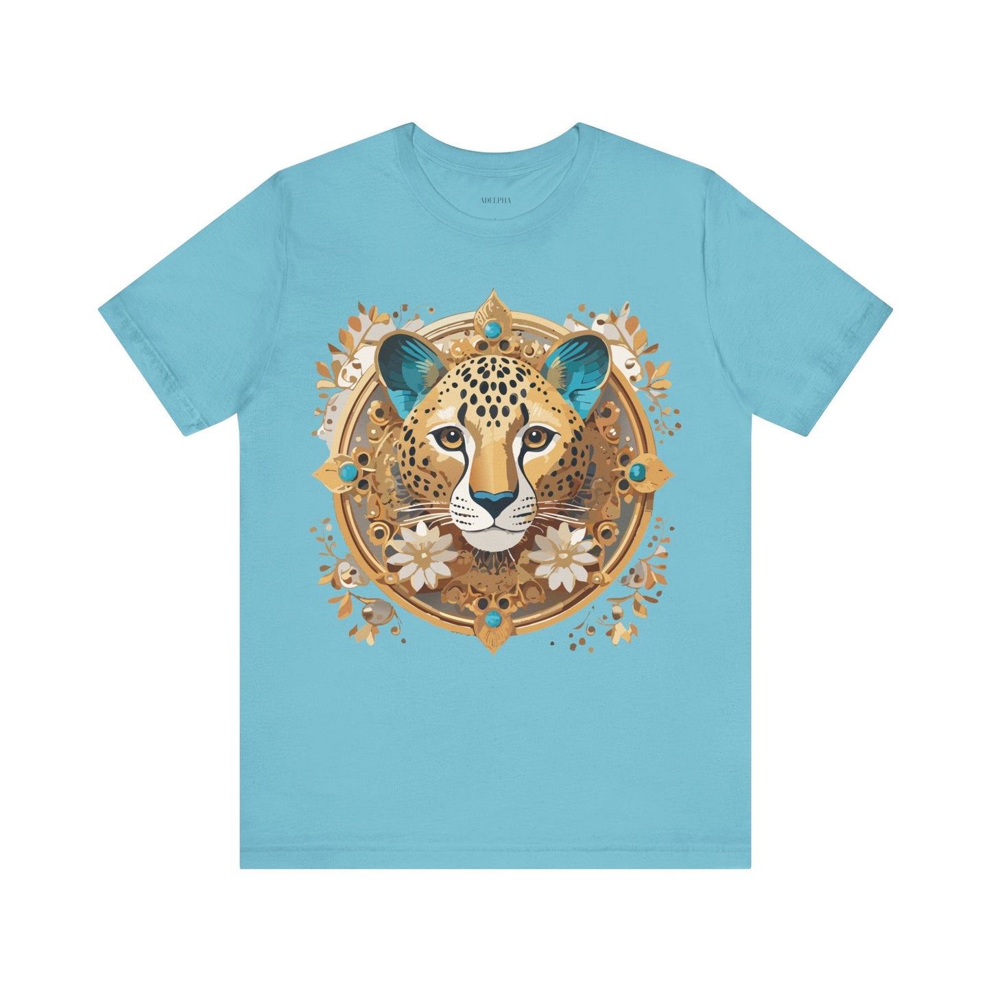 Medallion Shirt Graphic Tee Unisex Short Sleeve Vintage Inspired Artwork By Adelpha