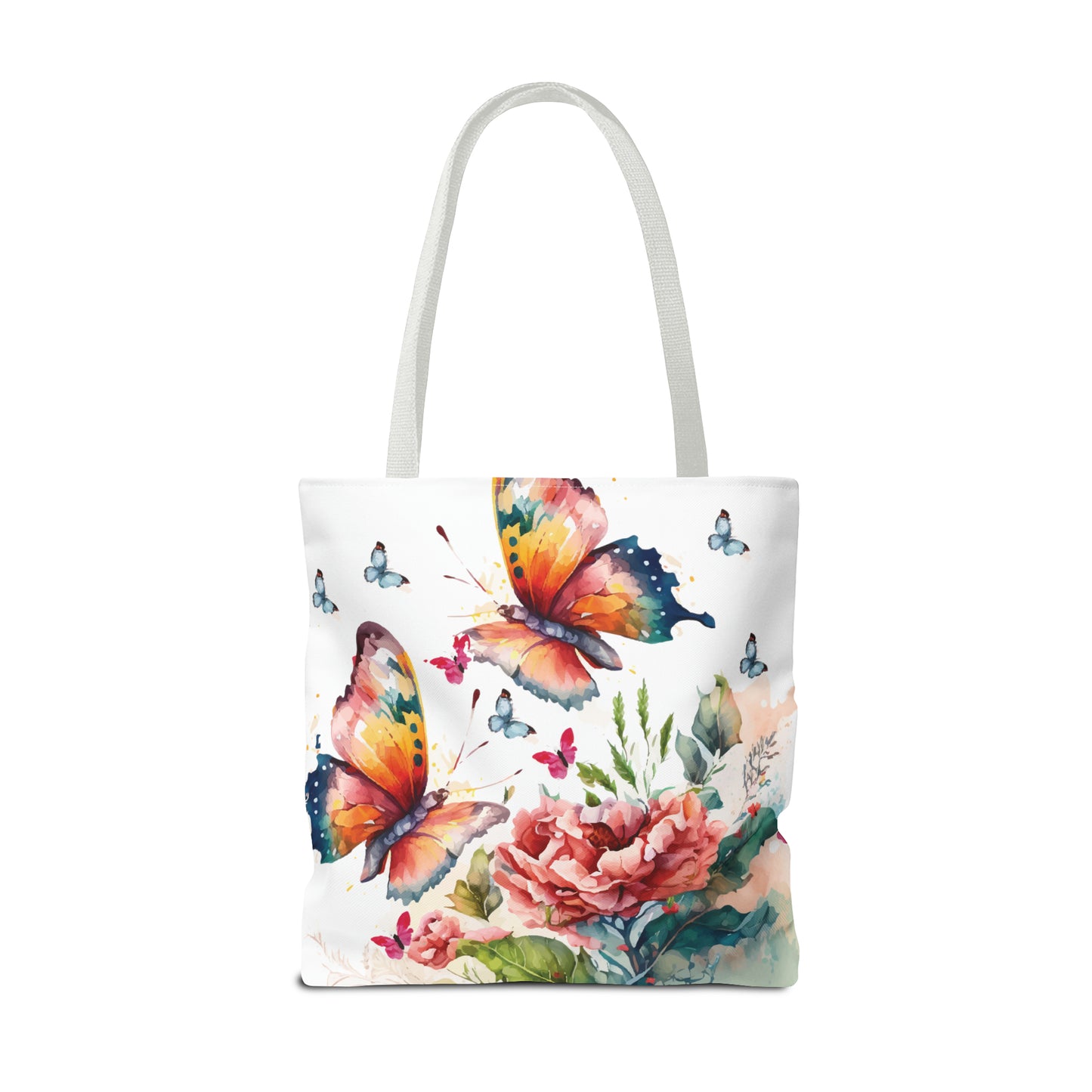 Canvas Bag with Butterfly Prints