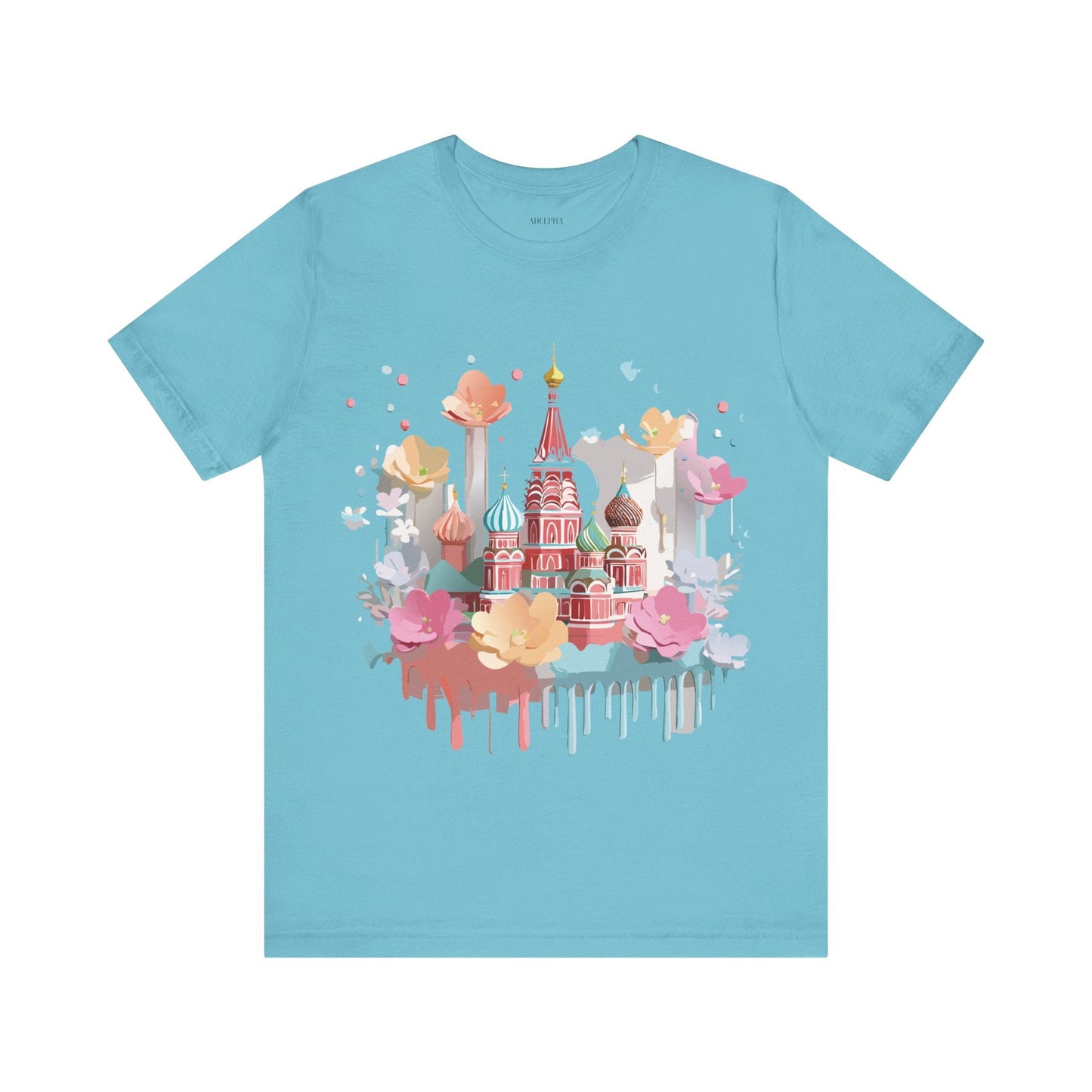 Unisex Graphic Tee From Adelpha Moscow Themed Tourist Shirt Vintage Inspired Art