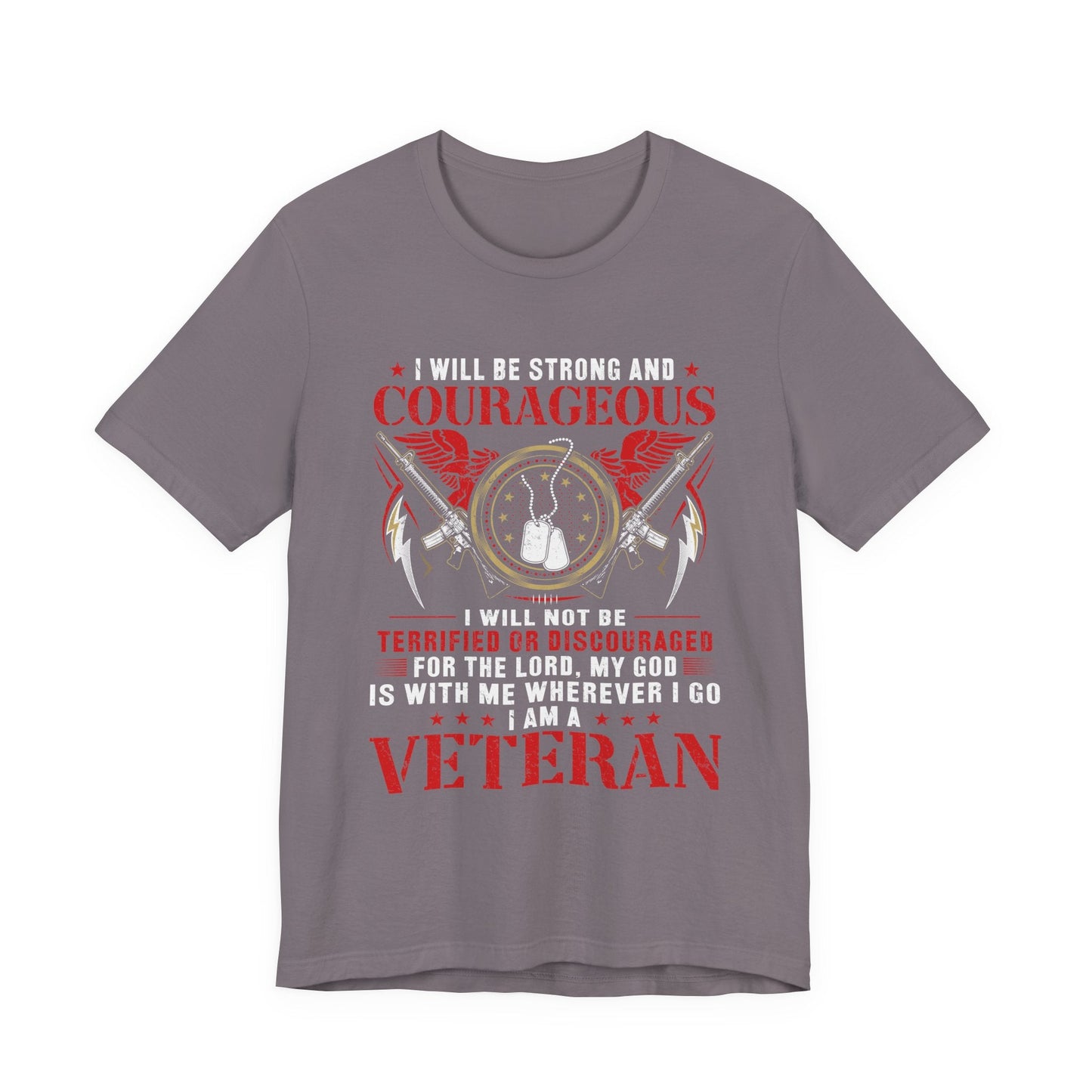 Army Veteran Patriotic Graphic Design Unisex Cotton T-Shirt v37