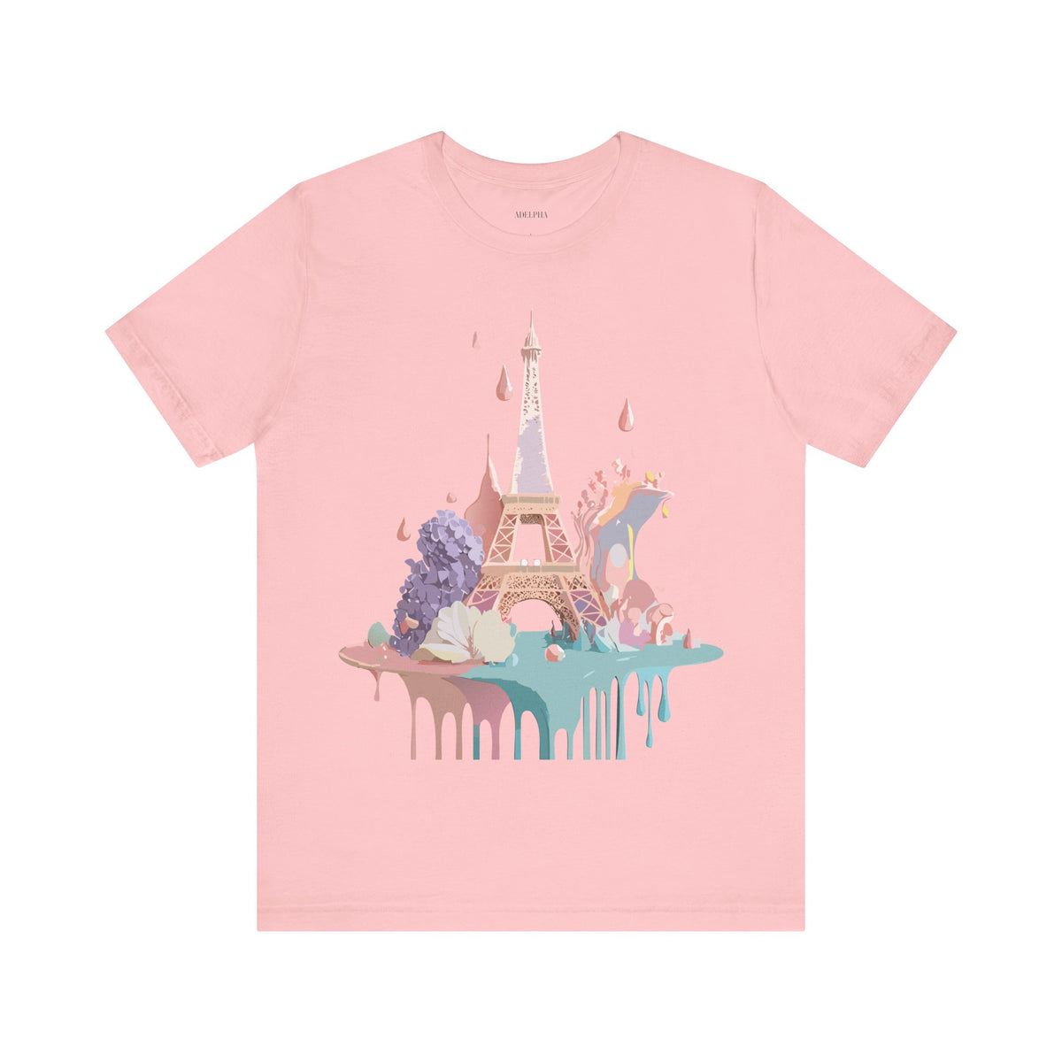 Paris Travel Tourist Graphic Design Unisex Bella+Canvas Cotton T-Shirt e321