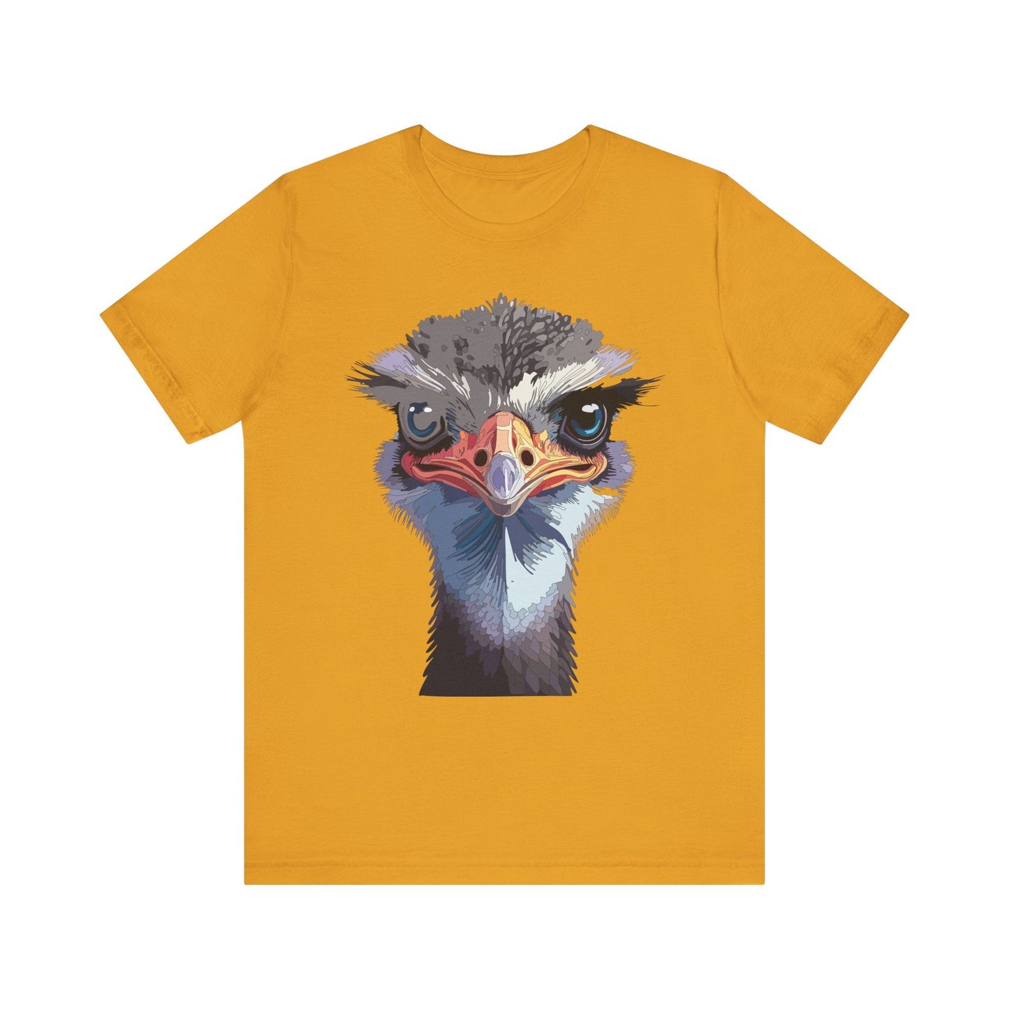 Unisex Animal Tee Shirt With Art Design Wild Animals Shirt Gildan Softstyle 64000