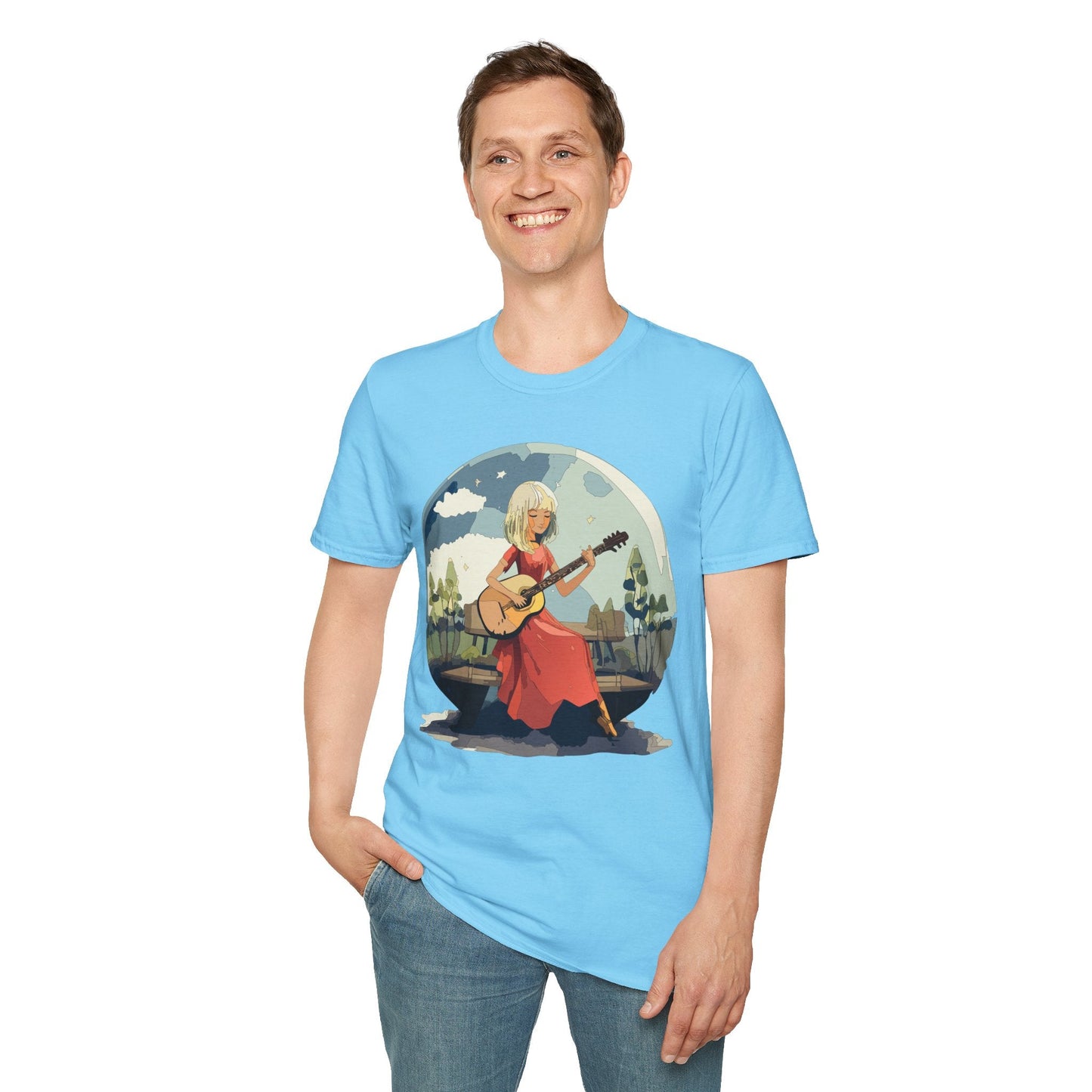Womens Graphic T Shirts Art Design Shirt Unisex Softstyle Cotton Tee Quality Comfort Everyday Style