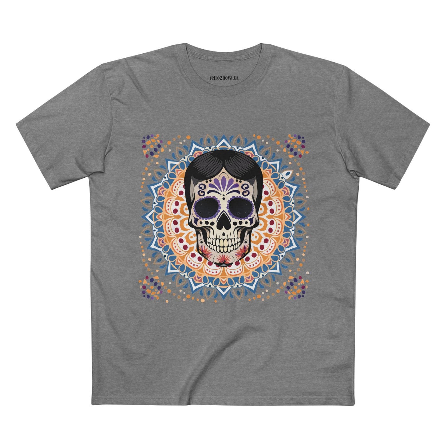 Skull Shirt Skeleton Tee Unisex Premium Cotton Art Design Retro2Nova Exclusive Collection