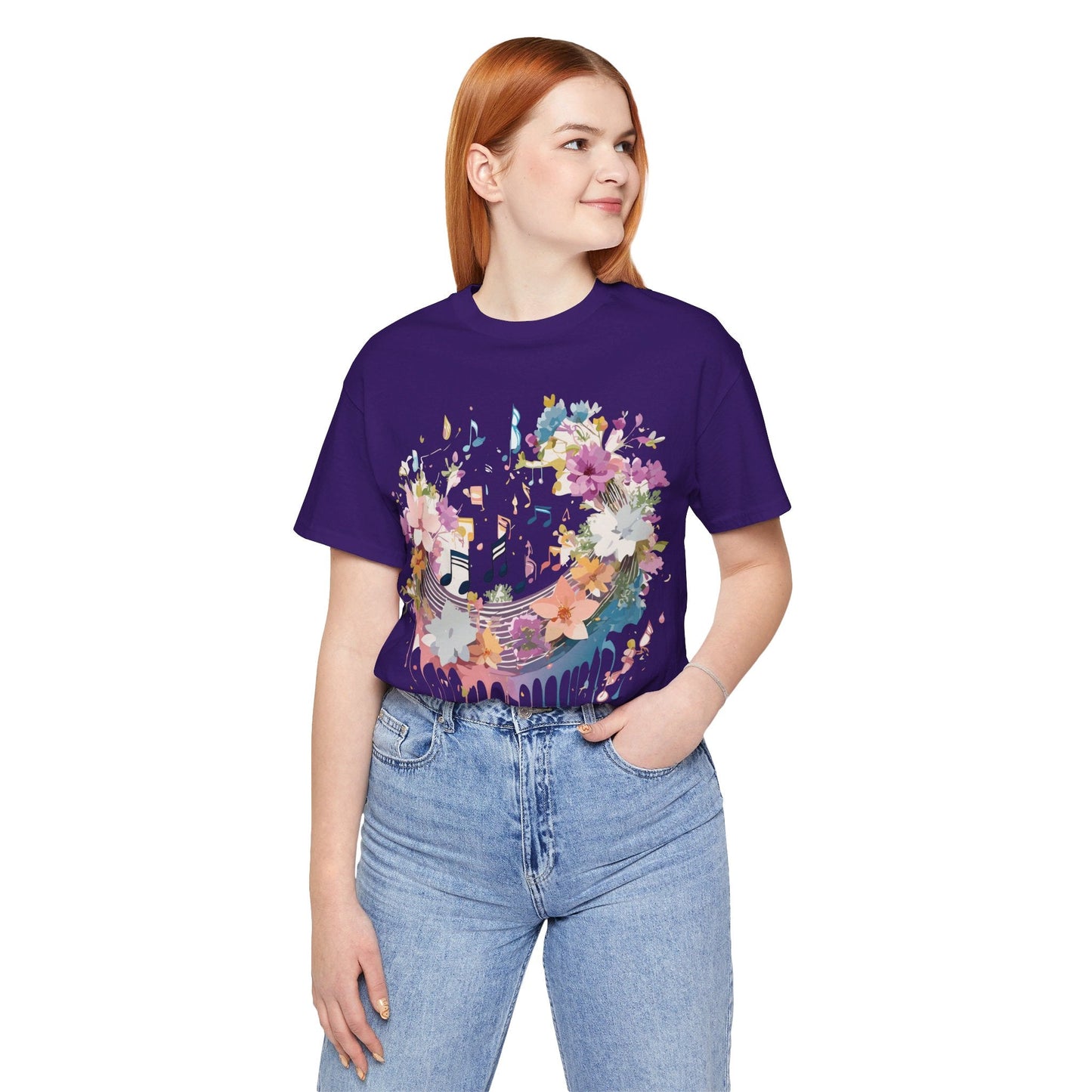Adelpha Music T Shirt Unisex Graphic Tee With Vintage Inspired Artwork Short Sleeve