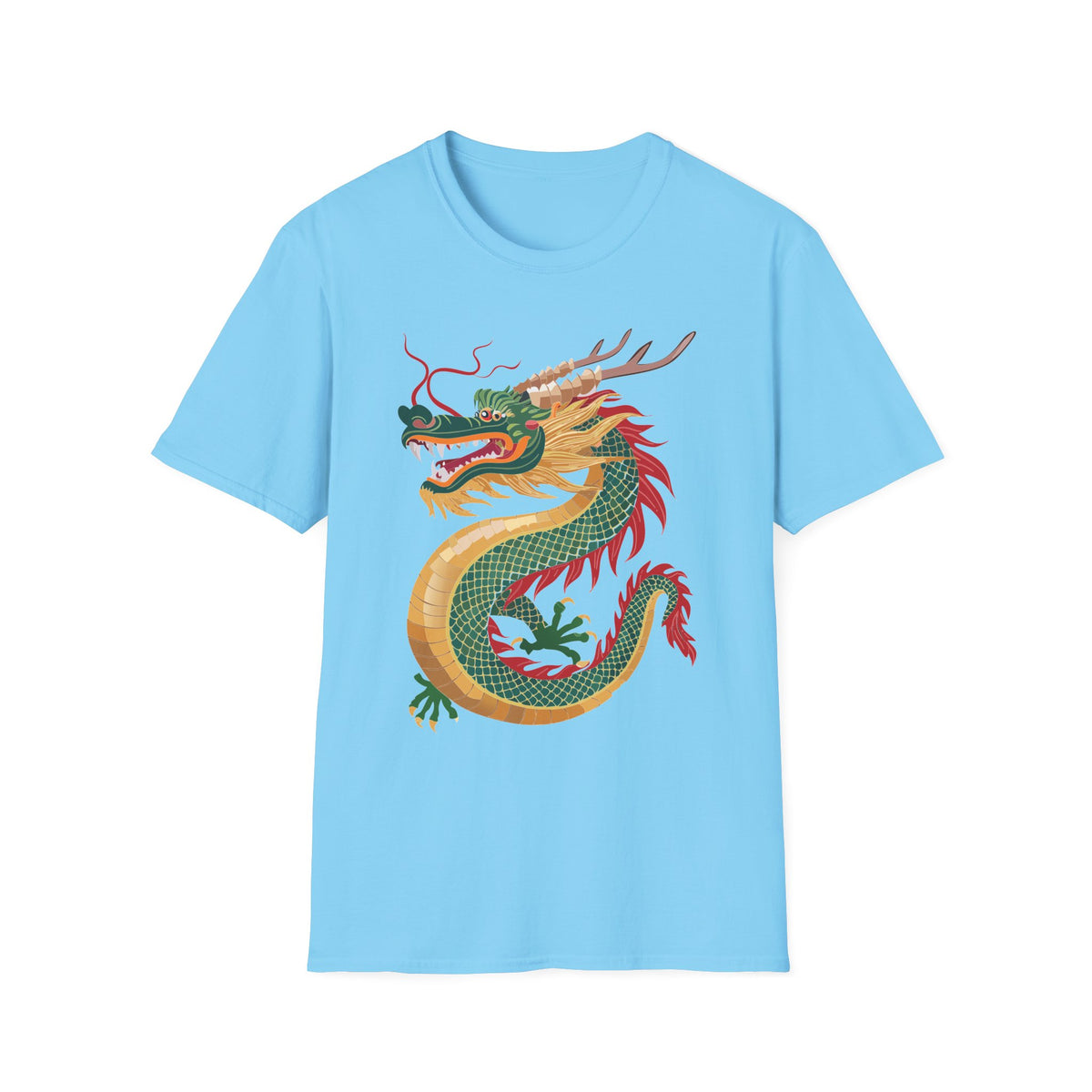 Dragon Graphic Tee Gildan Unisex 100 Cotton Tee Shirt with Animals m16