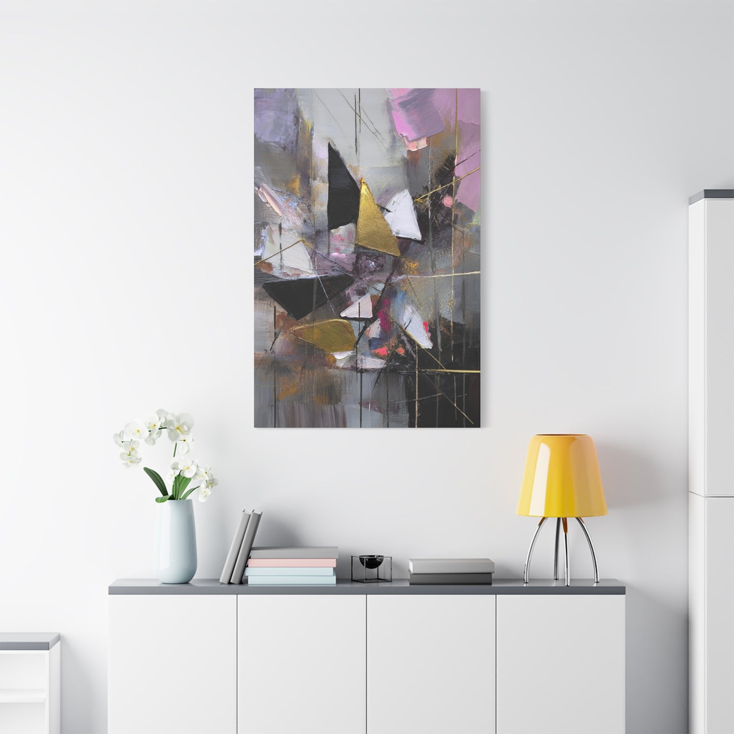 Abstract Oil Painting Print Canvas 20x24,20x30,24x30 24x32,24x36,30x40 32x48,36x48,40x60 Pine-Wood Inner Frame ABS-217