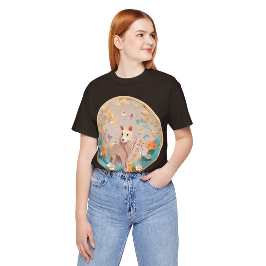 Medallion Graphic Unisex 100 Cotton Vintage Animal Medal Artwork Tee 6