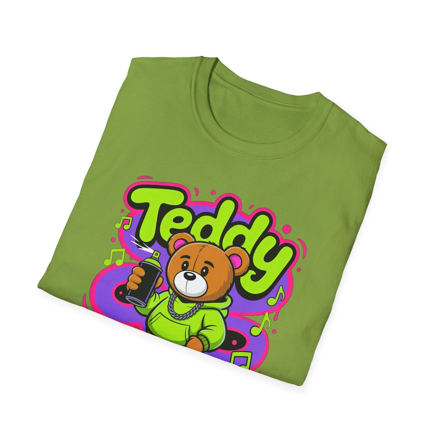 Cartoon T Shirt With Animation Funny Animals Tee Unisex Softstyle Gildan 64000 Cotton