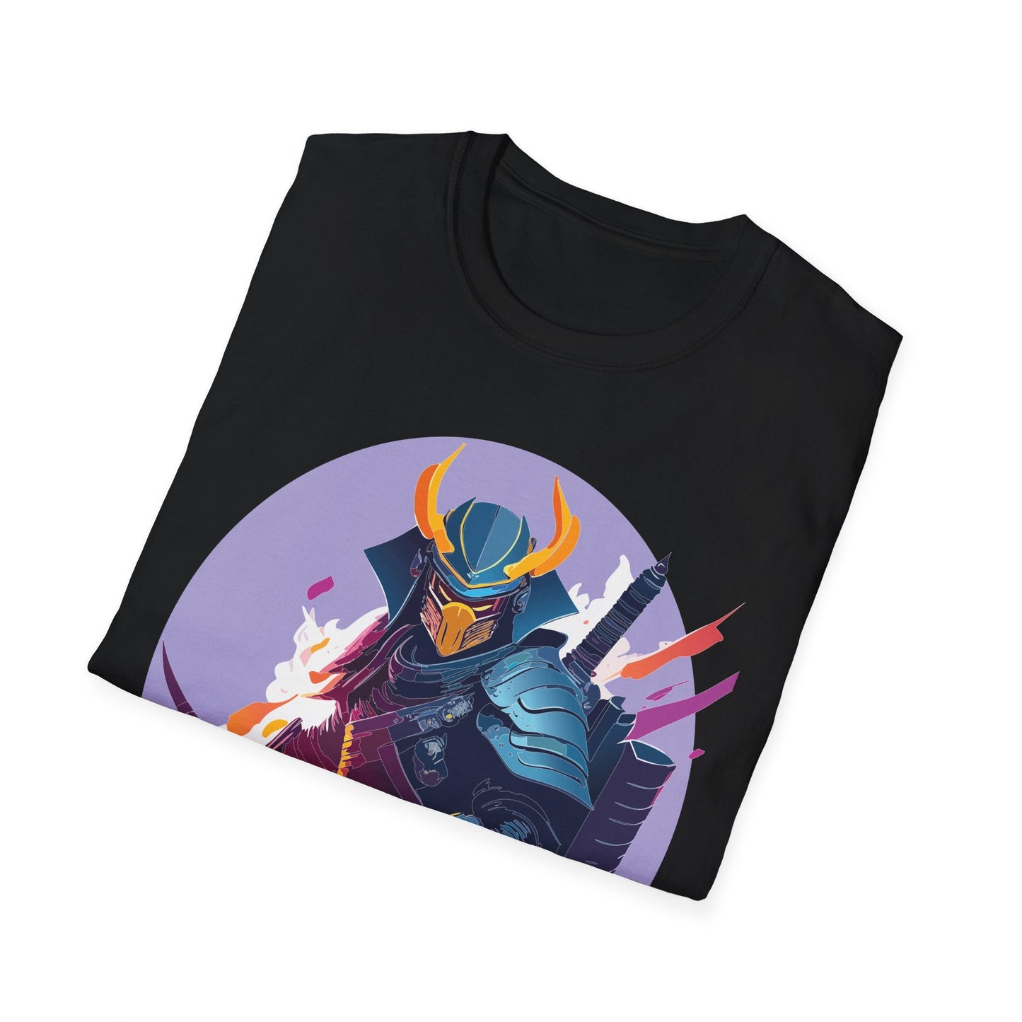 Samurai Shirt Unisex Softstyle Tee 100 Percent Ring Spun Cotton Comfortable Everyday Wear