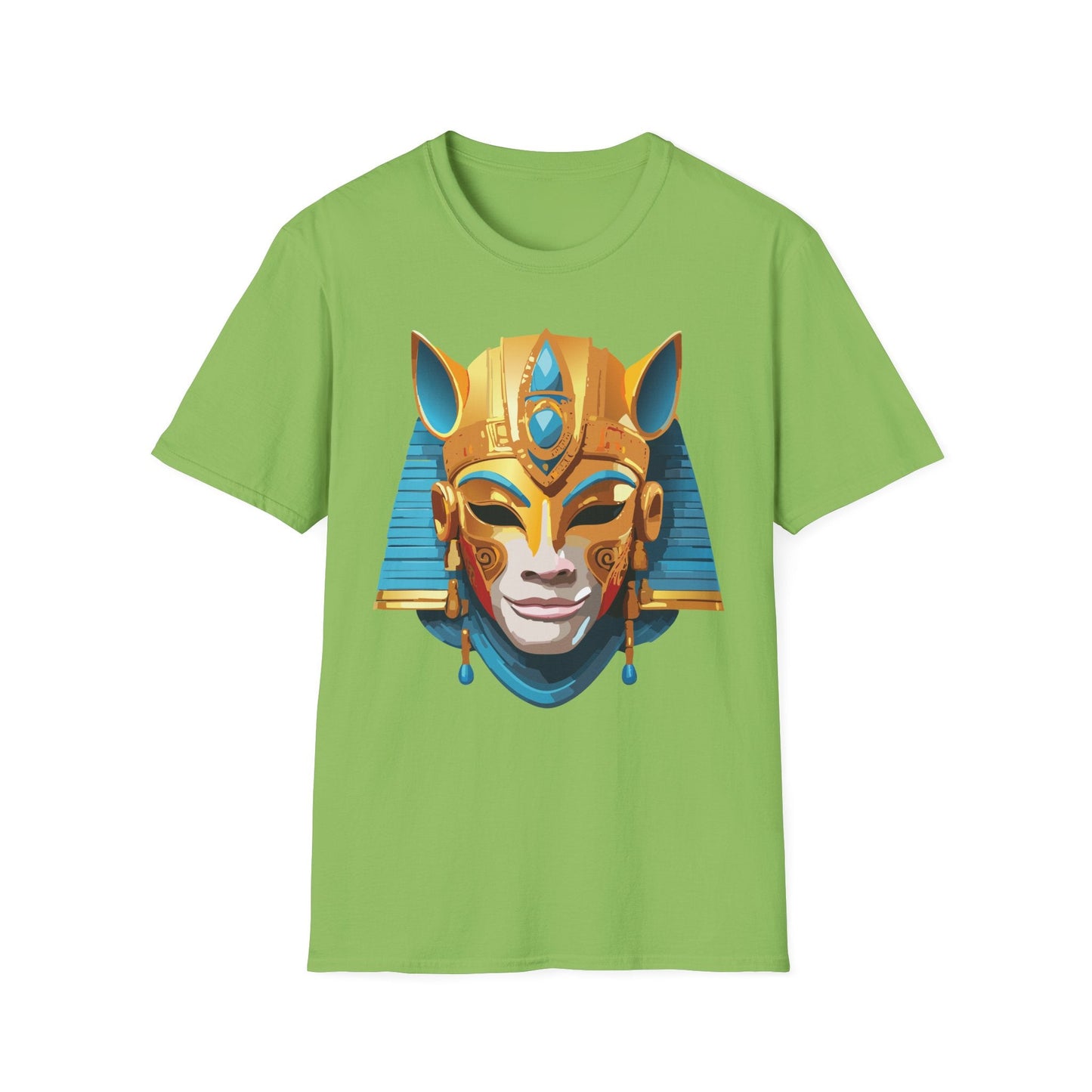 Mask Tee Shirt Unisex Gildan SoftStyle 64000 Cotton T Shirt Masquerade Design Art Graphic