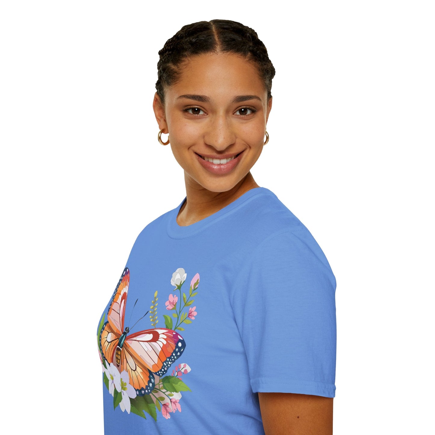 Butterfly Shirt Unisex T Shirt Gildan 64000 Softstyle 100 Percent Ring Spun Cotton