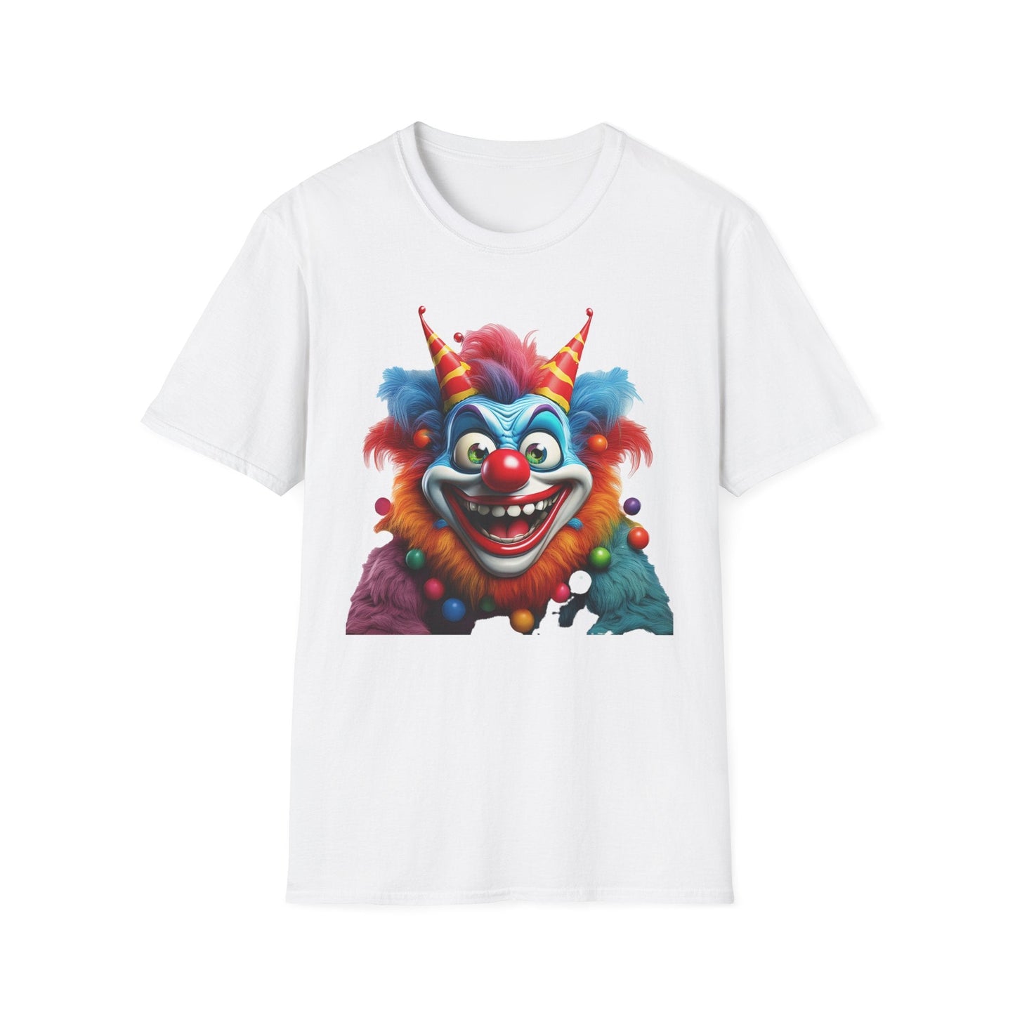 Clown Shirt For Men And Women Funny Circus Tee Scary Man Shirt Unisex Softstyle Tee