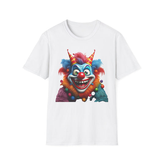 Clown Shirt For Men And Women Funny Circus Tee Scary Man Shirt Unisex Softstyle Tee
