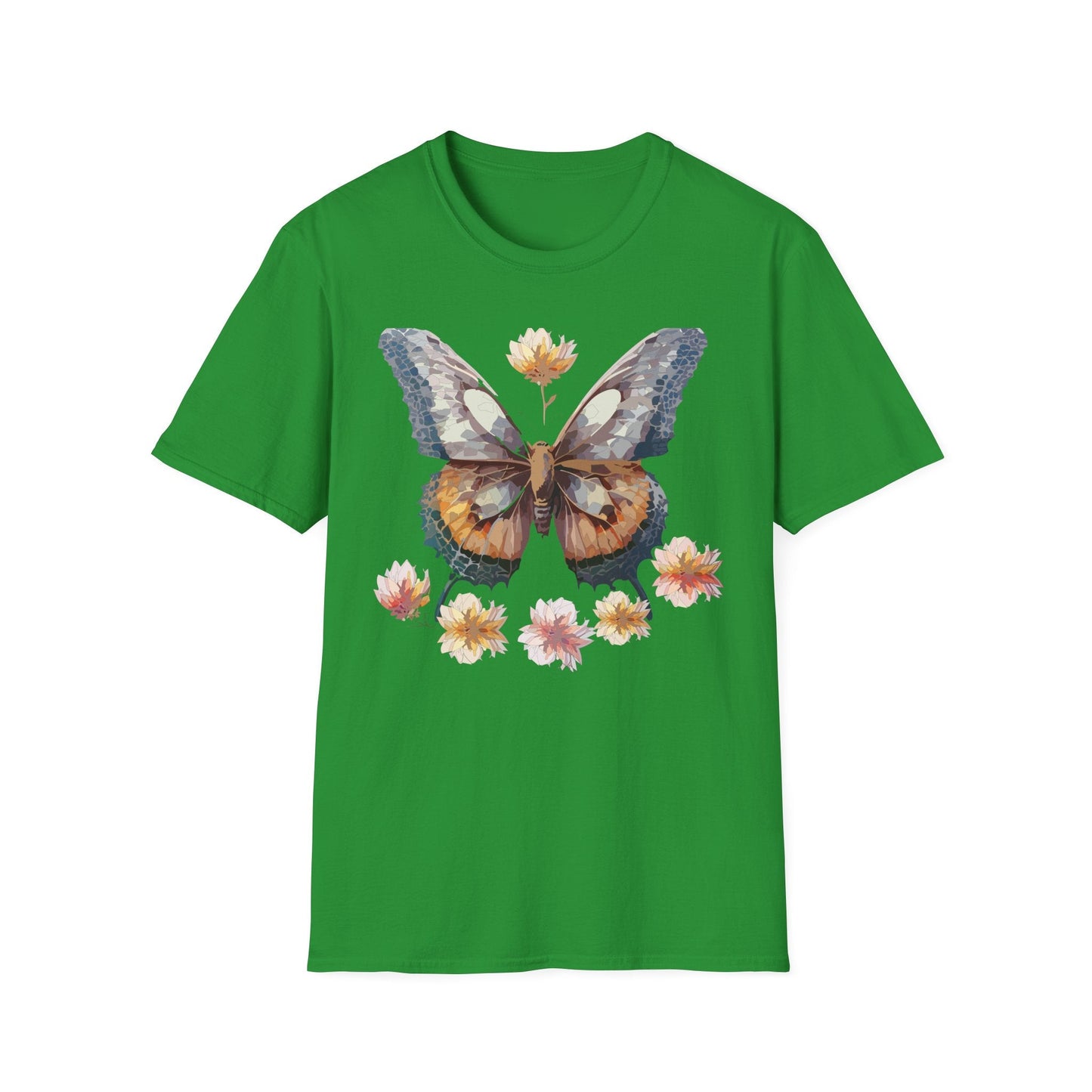 Butterfly Shirt Unisex Monarch Butterfly Tee Gildan Softstyle 64000 Ring Spun Cotton