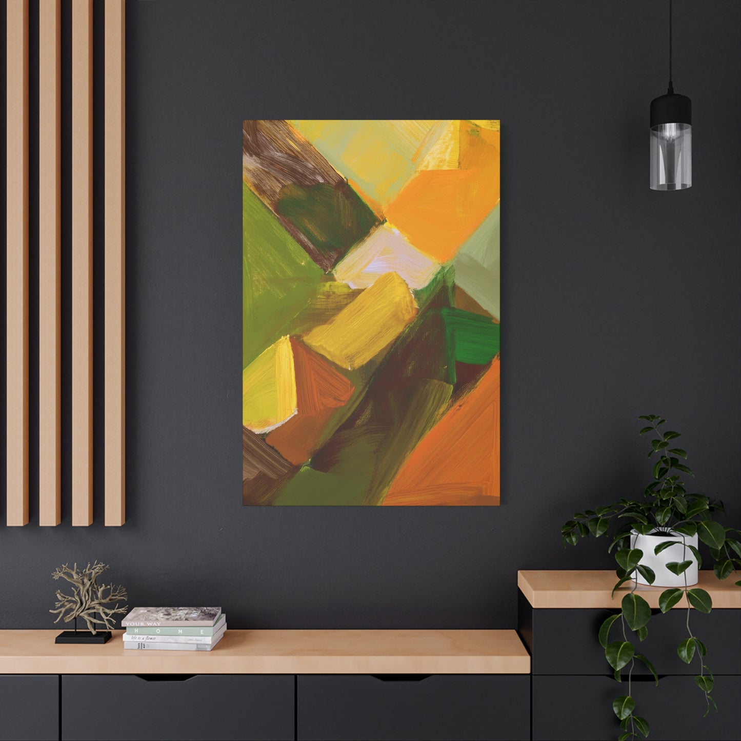 Abstract Geometric Painting Print Canvas 20x24,20x30,24x30 24x32,24x36,30x40 32x48,36x48,40x60 Pine-Wood Inner Frame ABS-59