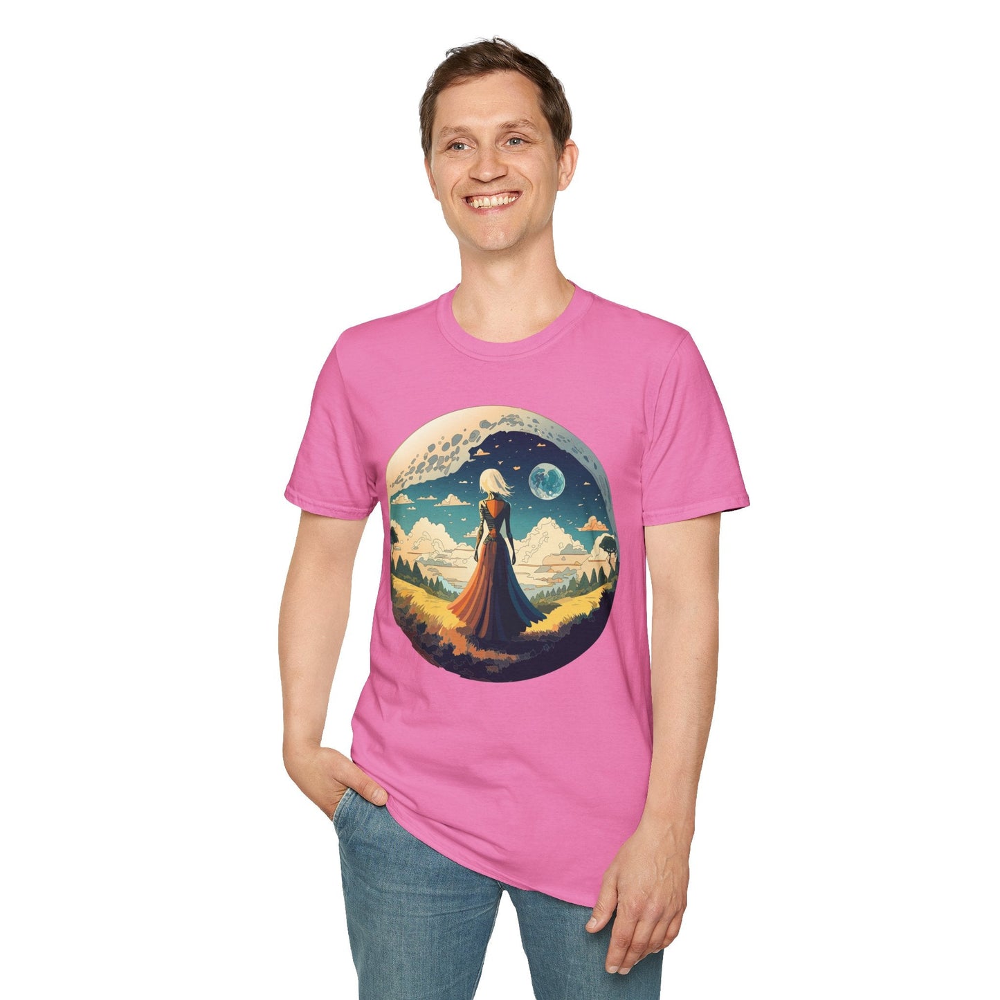 Womens Graphic T Shirts Art Design Tee Unisex Softstyle 64000 Cotton Tee Comfortable Everyday Wear