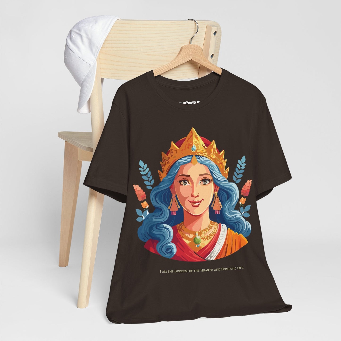 Goddess Graphic Cotton T Shirt Unisex Jersey Short Sleeve Original Art by Retro2Nova