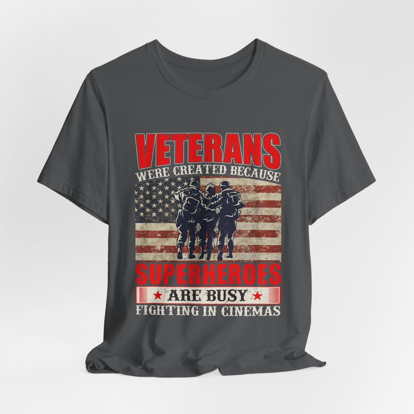 Army Veteran Patriotic Graphic Design Unisex Cotton T-Shirt v41