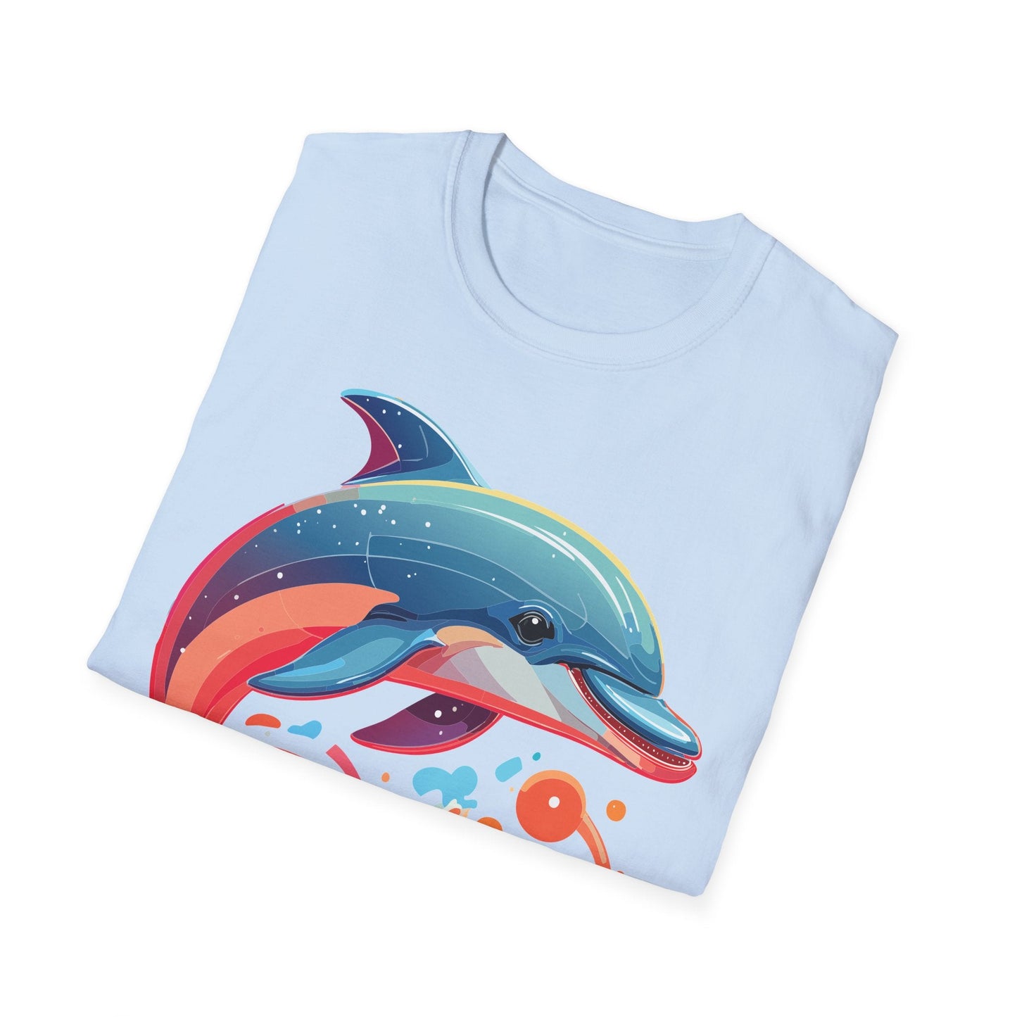 Gildan Softstyle Dolphin Shirt Unisex Short Sleeve Tee 100 Percent Ring Spun Cotton Comfortable Wear