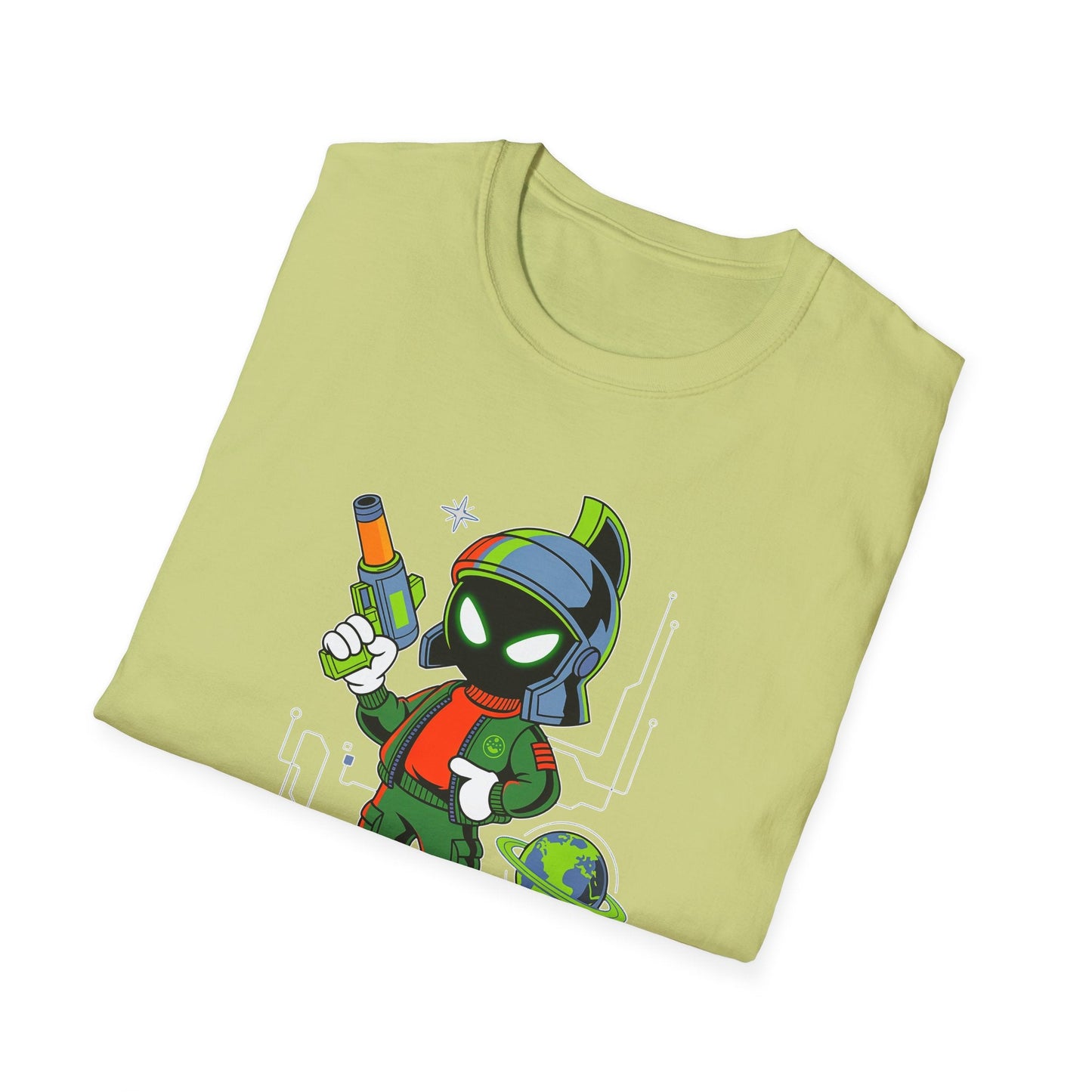 Gildan Softstyle 64000 Unisex Cartoon T Shirt With Animation And Funny Animals Design