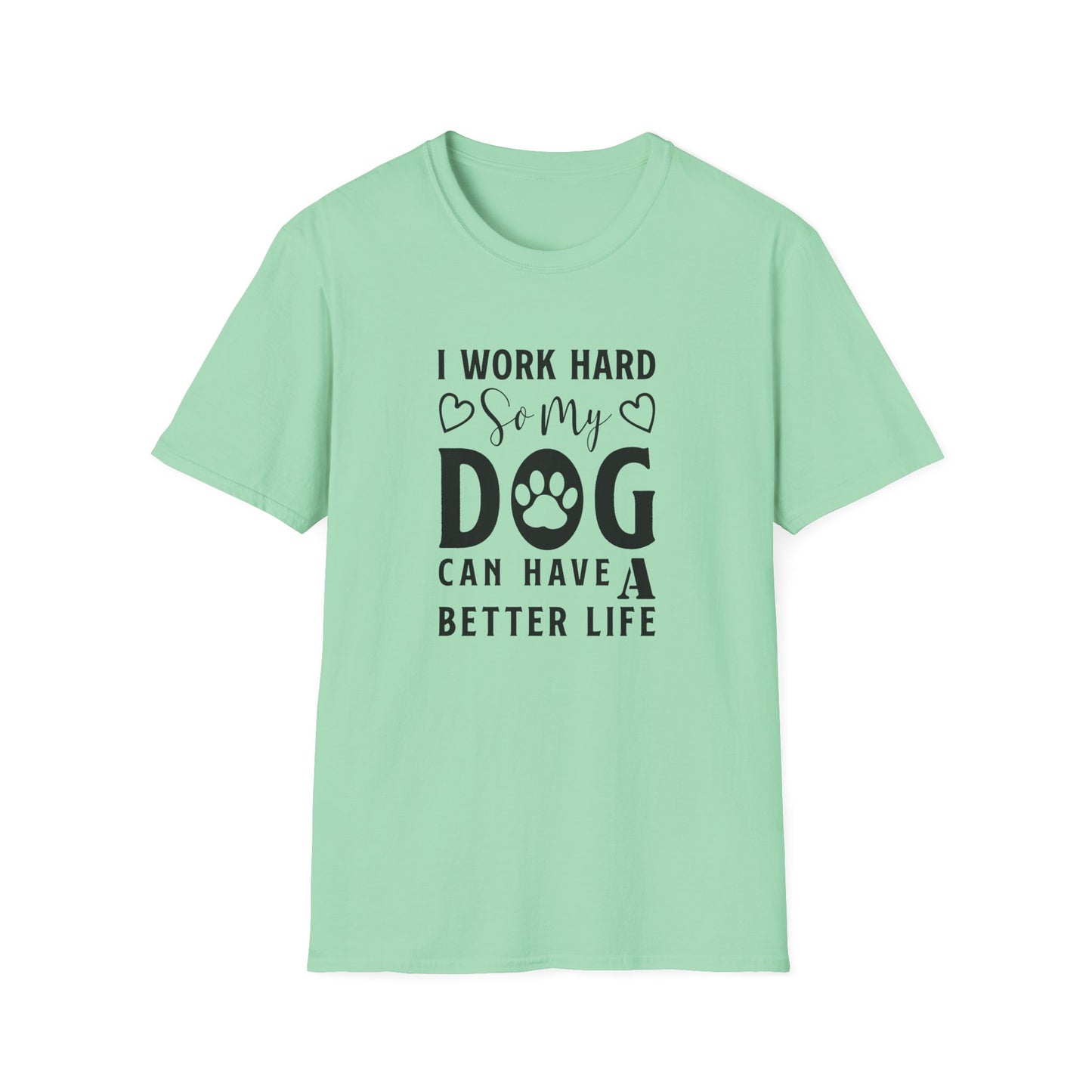 Funny Dog Lover Graphic Unisex Cotton T-Shirt Softstyle