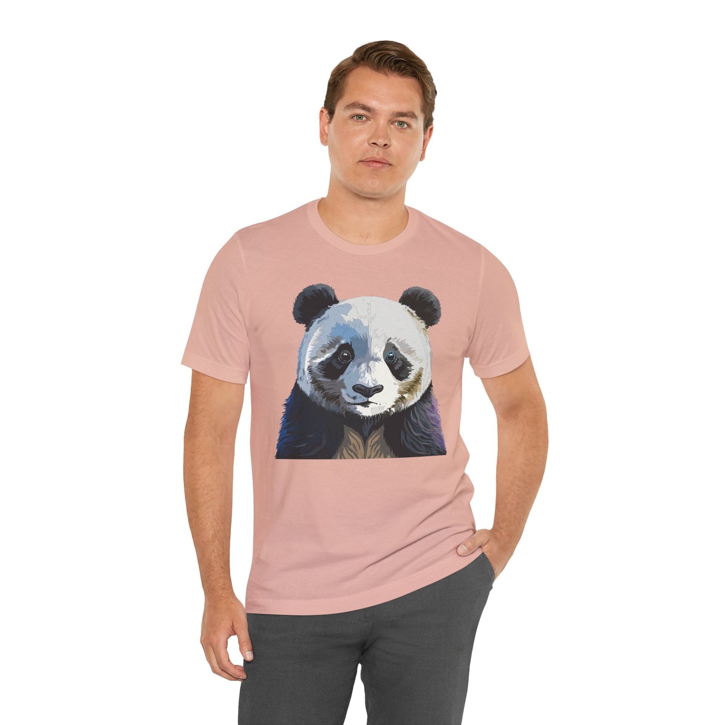 Unisex Animal Graphic Art Tee Shirt Softstyle Cotton Gildan 64000 Wild Animals Design