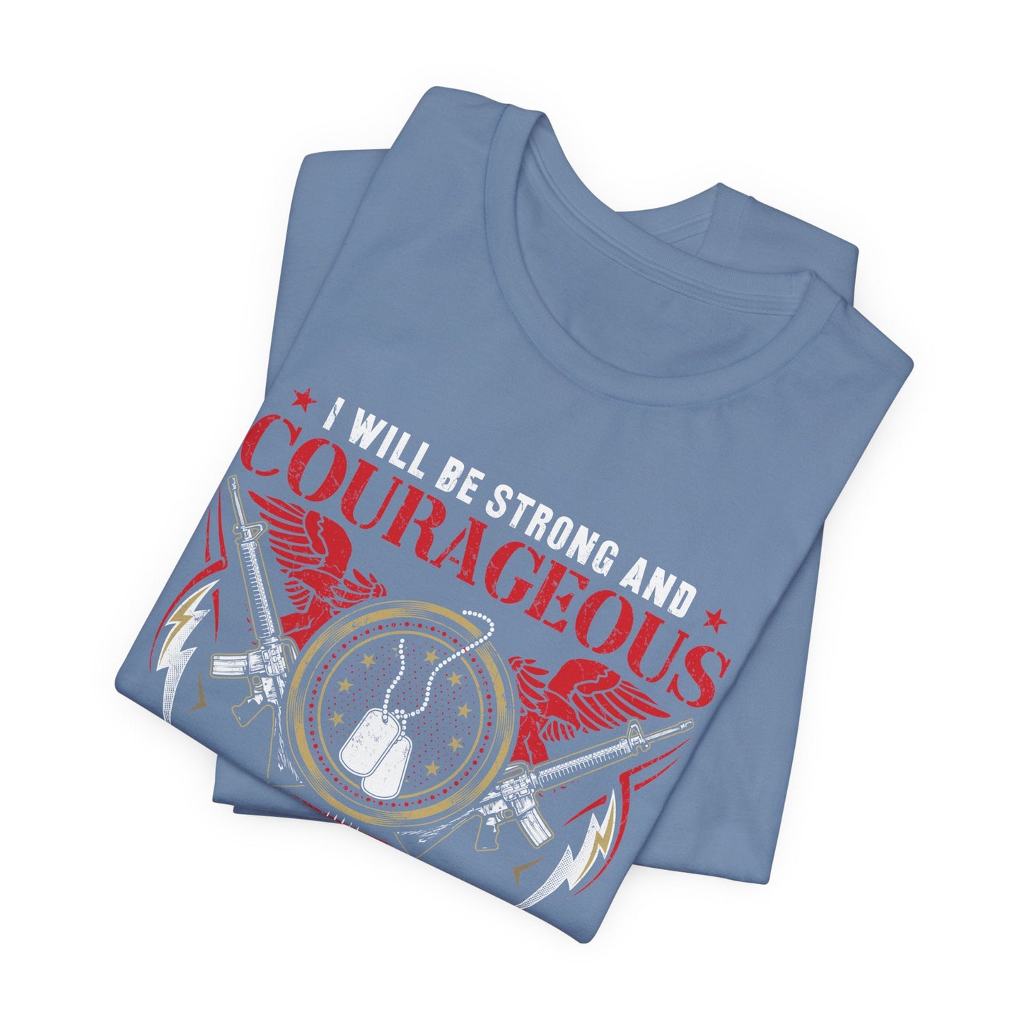 Army Veteran Patriotic Graphic Design Unisex Cotton T-Shirt v37