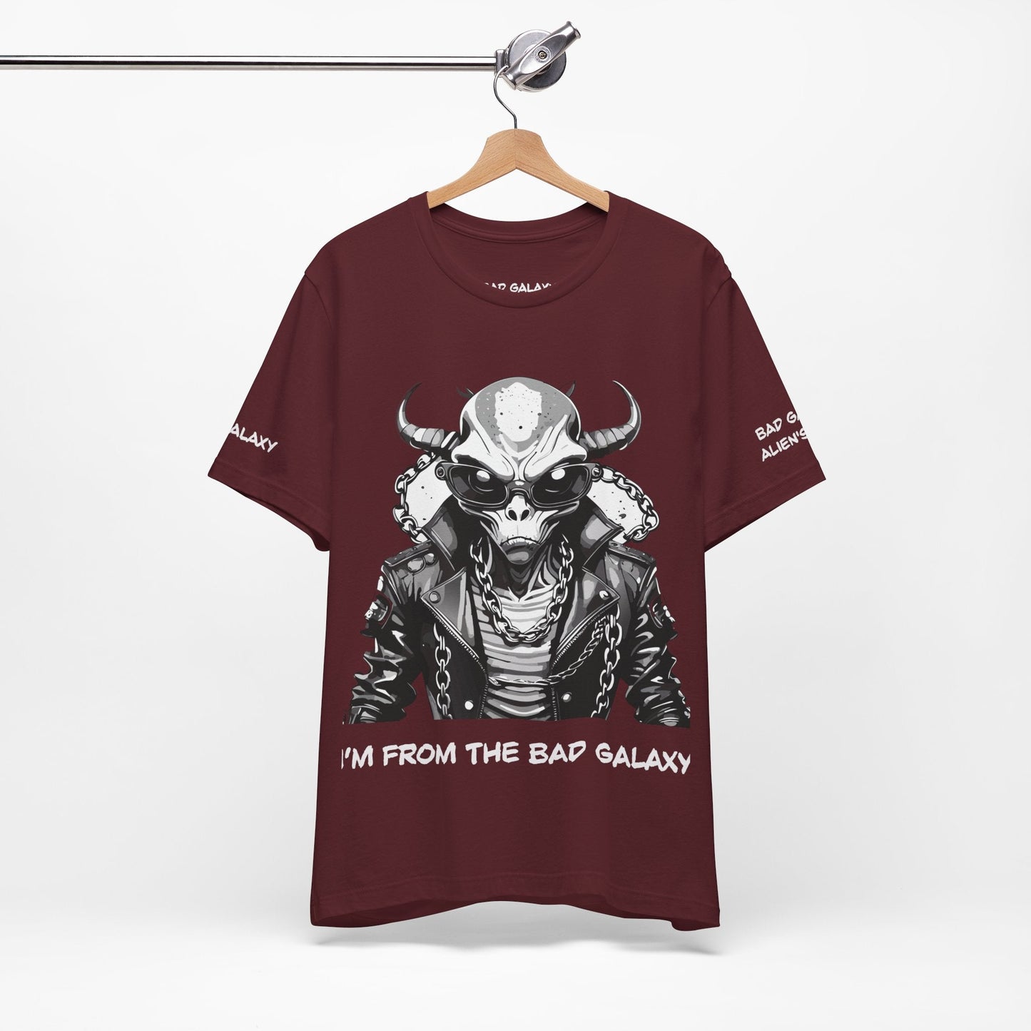 Alien Tee Shirt From Bad Galaxy 100 Cotton Made To Order With Eco Friendly Inks Free Shipping