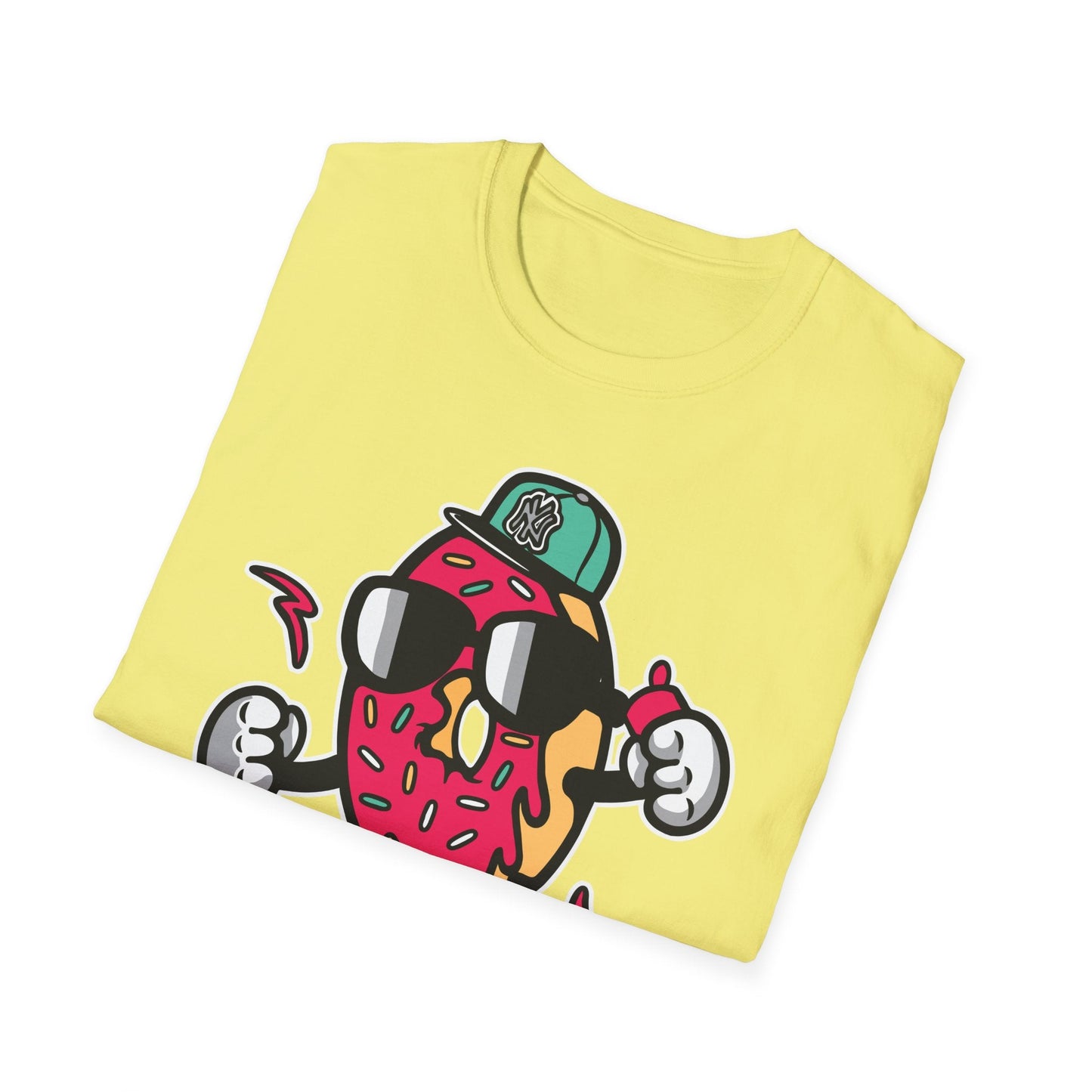 Cartoon T Shirt Animation Tee Funny Art Graphic Shirt Unisex Gildan Softstyle 64000