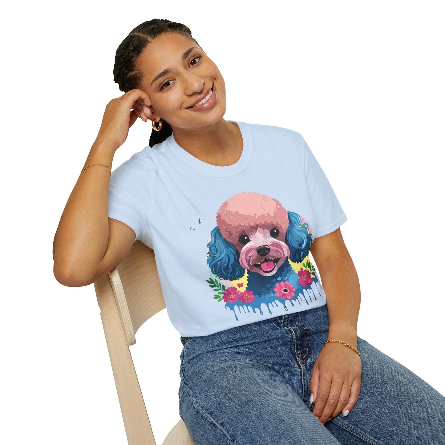 Dog Shirt Unisex Animal Tee Gildan Softstyle 64000 100 Percent Cotton