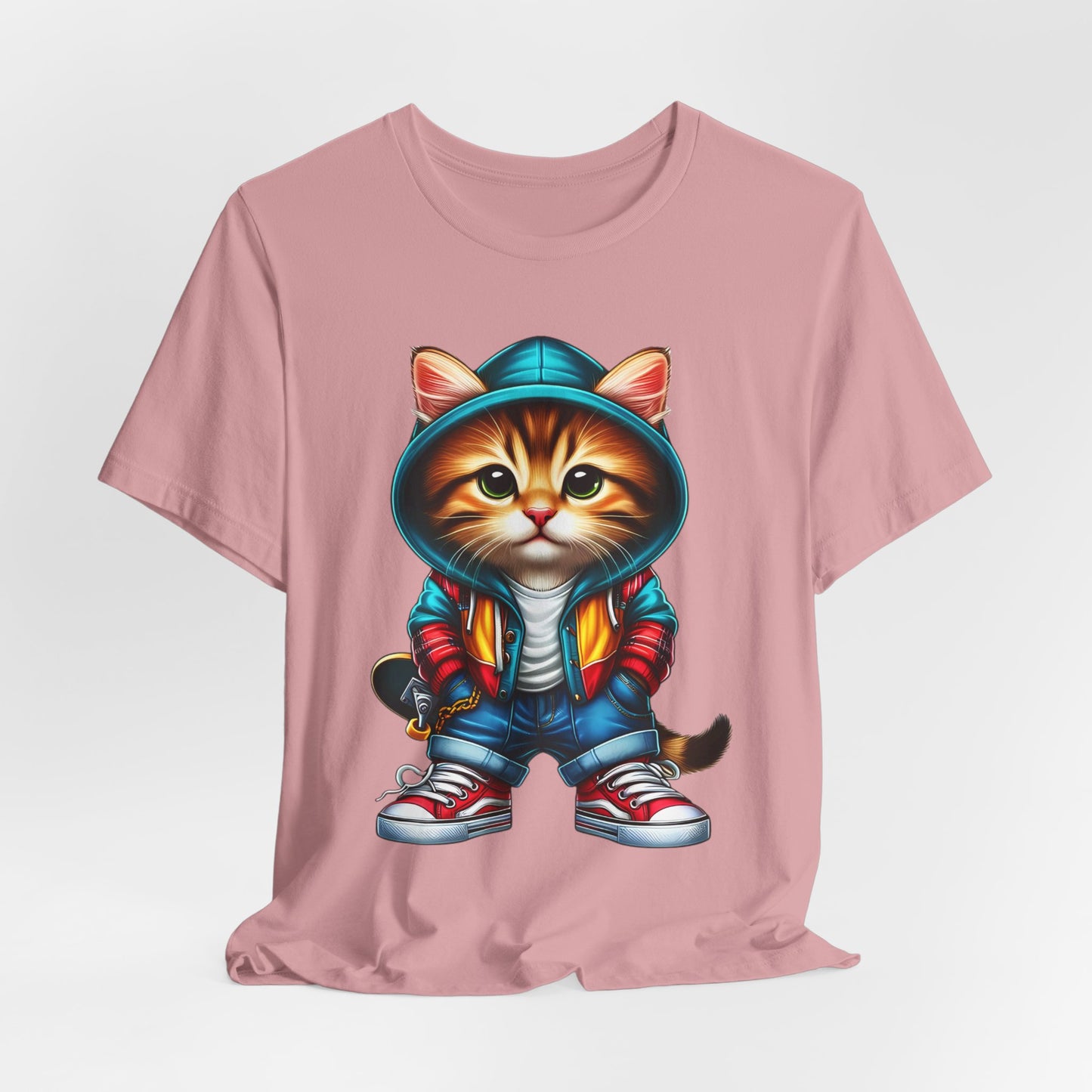 Mina Cool Cat Tee Shirt, Funny Cat T-Shirt, Pet Shirt, Animal Tees, Funny Animal T-Shirt, Graphic Tee