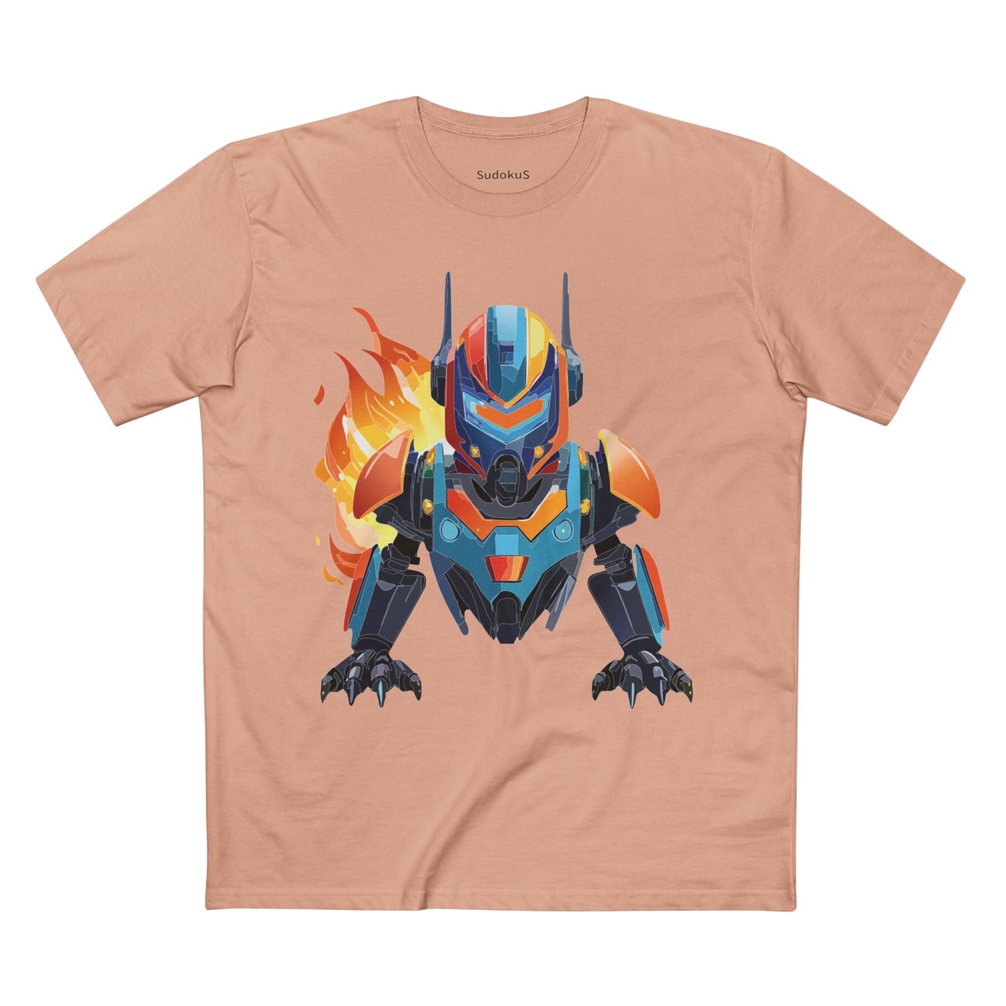 Cyborg Robot Graphic Unisex 100 Cotton Staple Tee 11